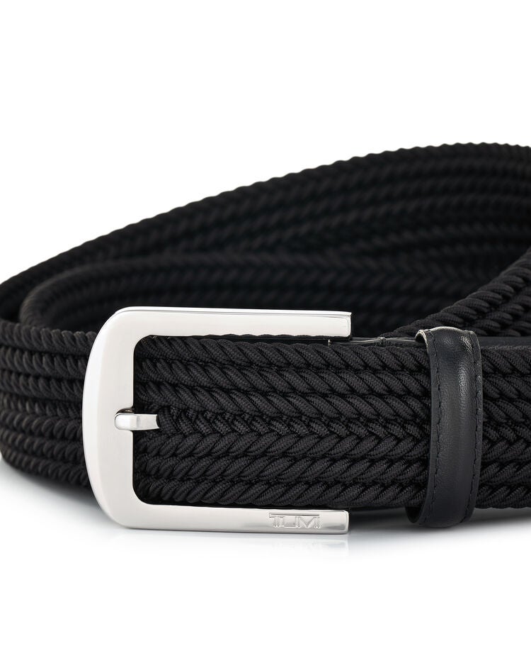 TUMI BELTS Rounded Woven Belt 35mm  hi-res | TUMI