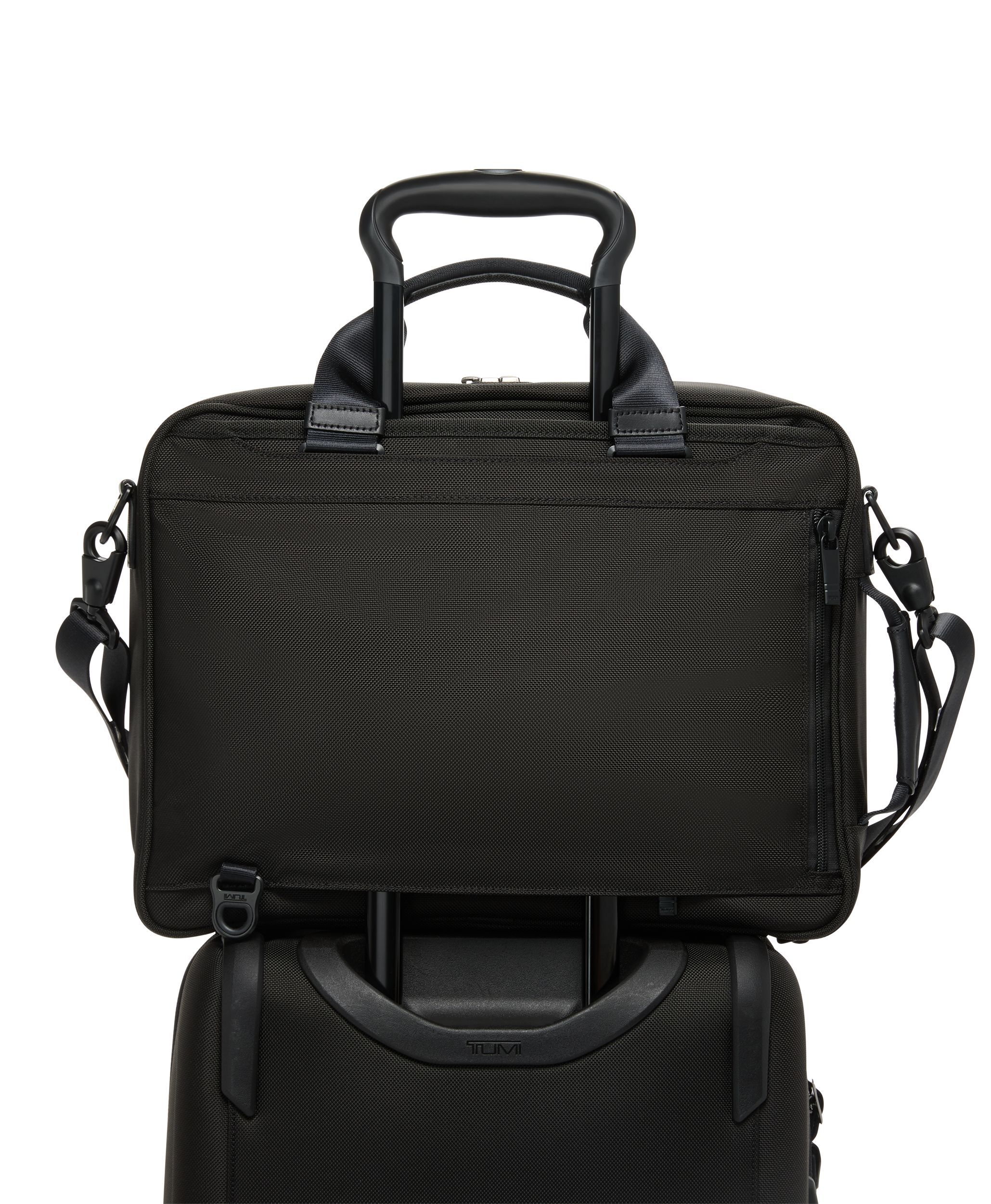 TUMI ALPHA Three-Way Convertible Briefcase in BLACK | TUMI HK