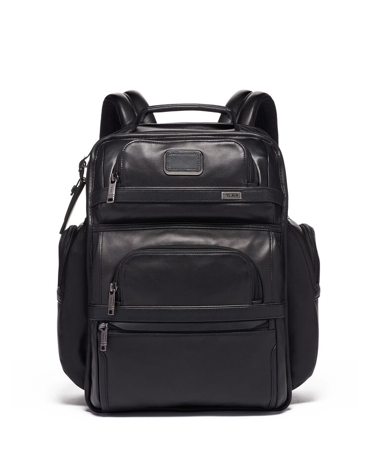 TUMI ALPHA TUMI 皮革商務背囊  hi-res | TUMI