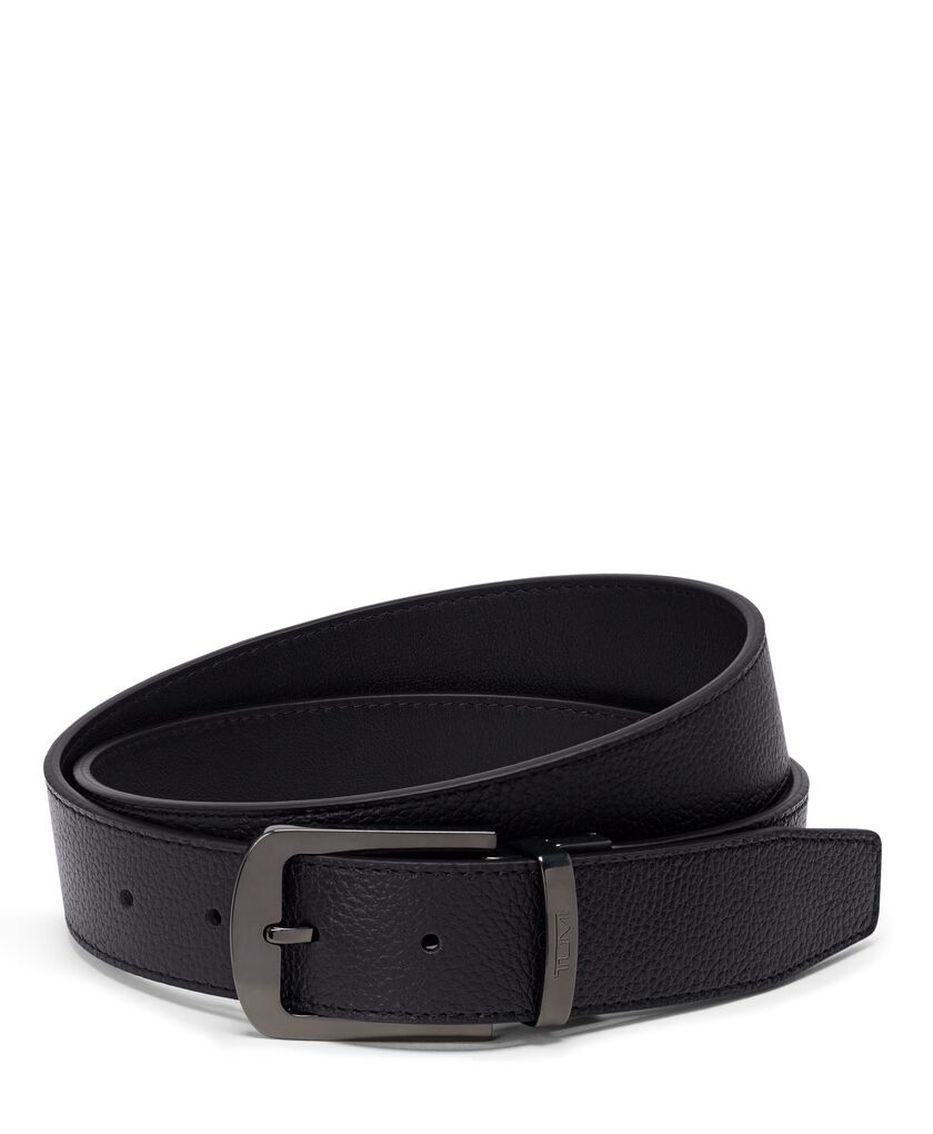 TUMI BELTS Rounded Reversible Pebbled to Smooth Belt 35mm  hi-res | TUMI