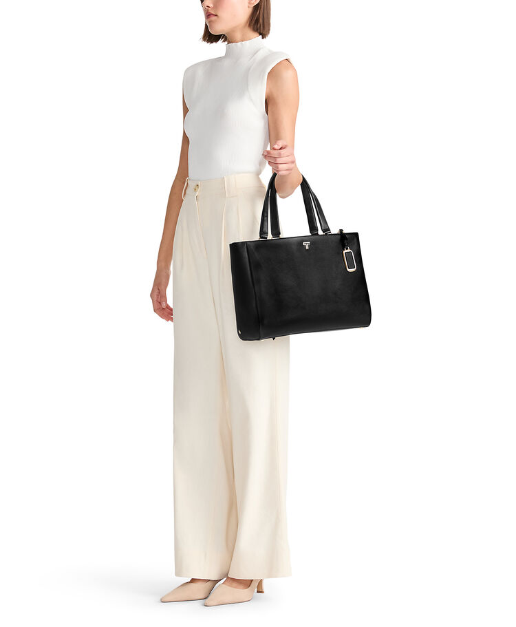 Voyageur Vail Medium Tote in Black/Light Gold | TUMI HK