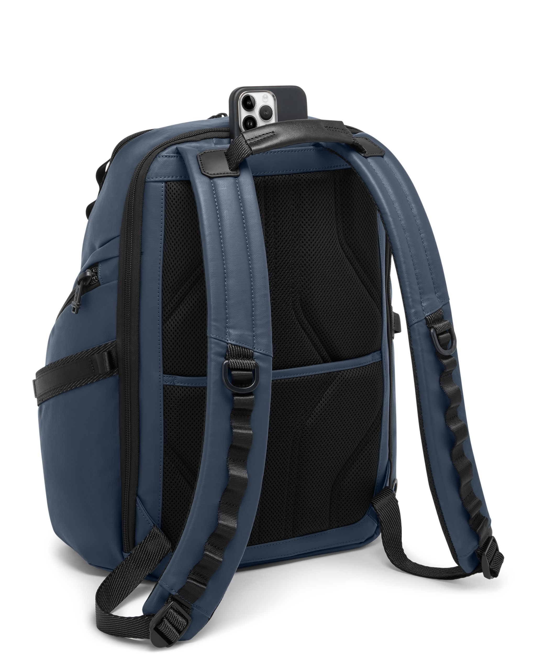 Alpha Bravo Search Backpack in Navy Coated Canvas | TUMI HK