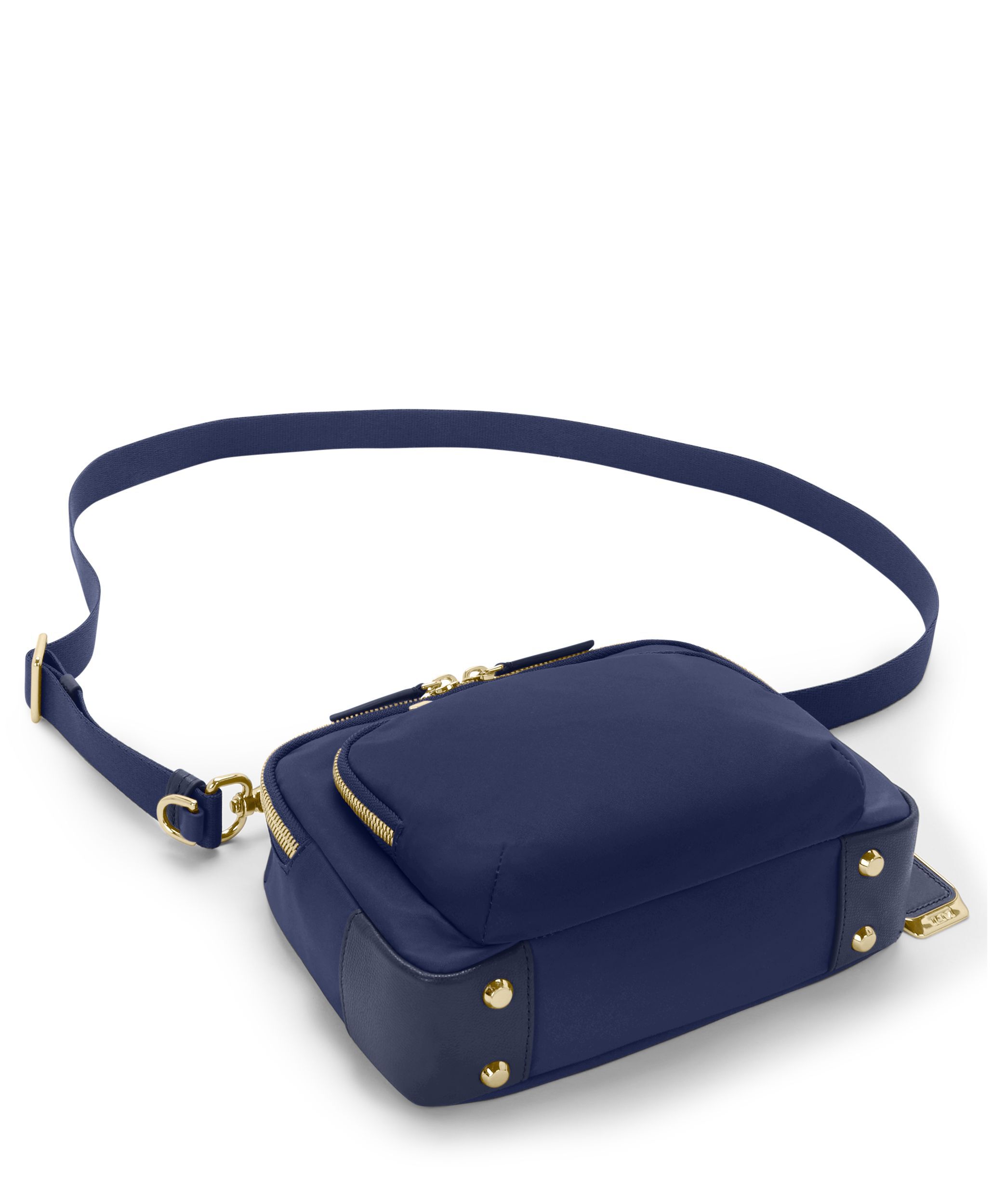 Voyageur Teghan Crossbody in Indigo/Light Gold | TUMI HK