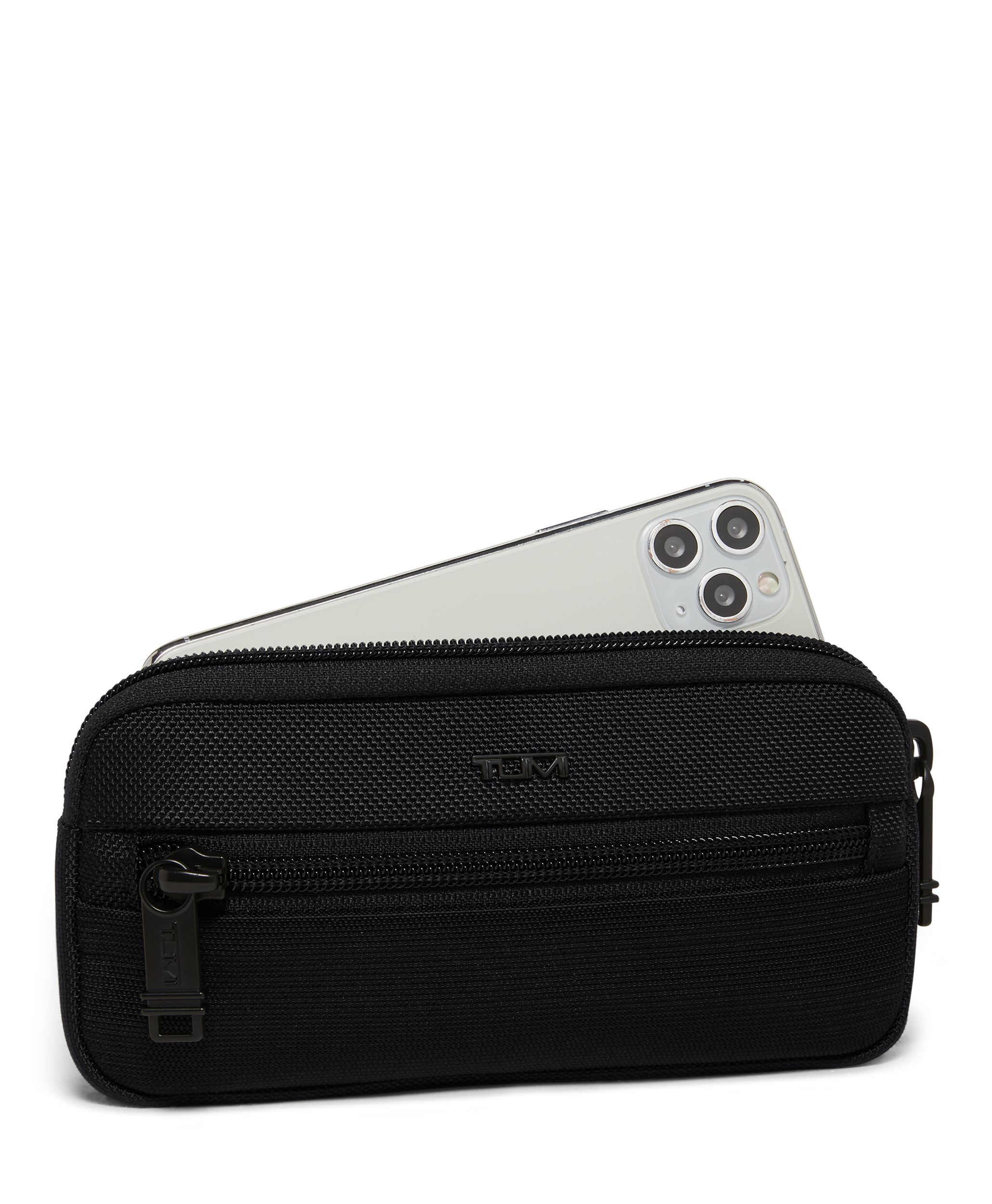 Tumi+ Phone Pouch in Black | TUMI HK