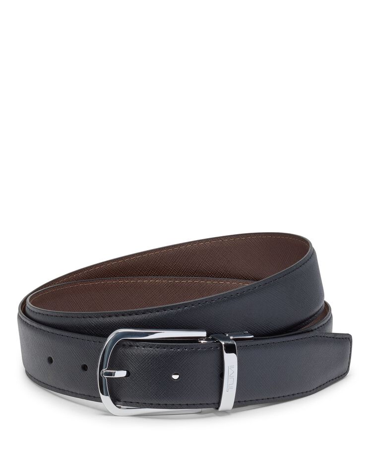 TUMI BELTS Horseshoe Reversible Saffiano Belt 30mm  hi-res | TUMI