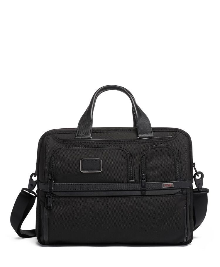 Tumi mens leather laptop bag clearance