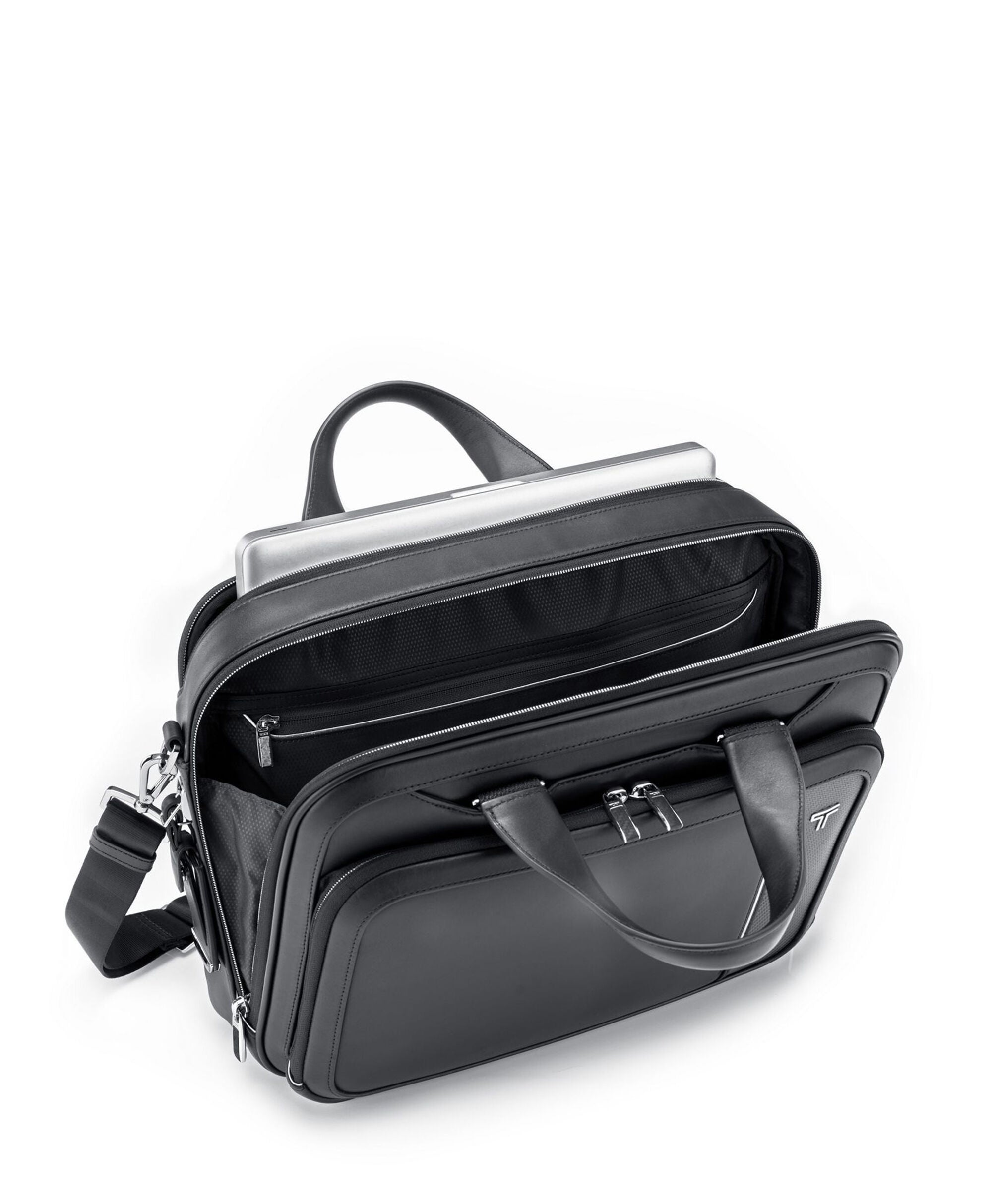 Arrive' Sadler Large Brief in Black | TUMI HK