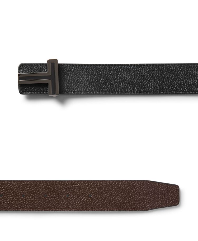 TUMI BELTS 鎏金T扣雙面皮帶 35mm  hi-res | TUMI