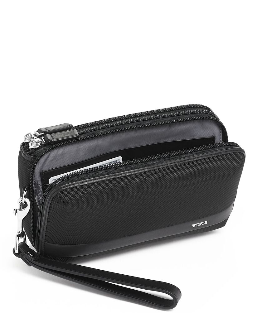 TUMI ALPHA Triple Zip Clutch  hi-res | TUMI