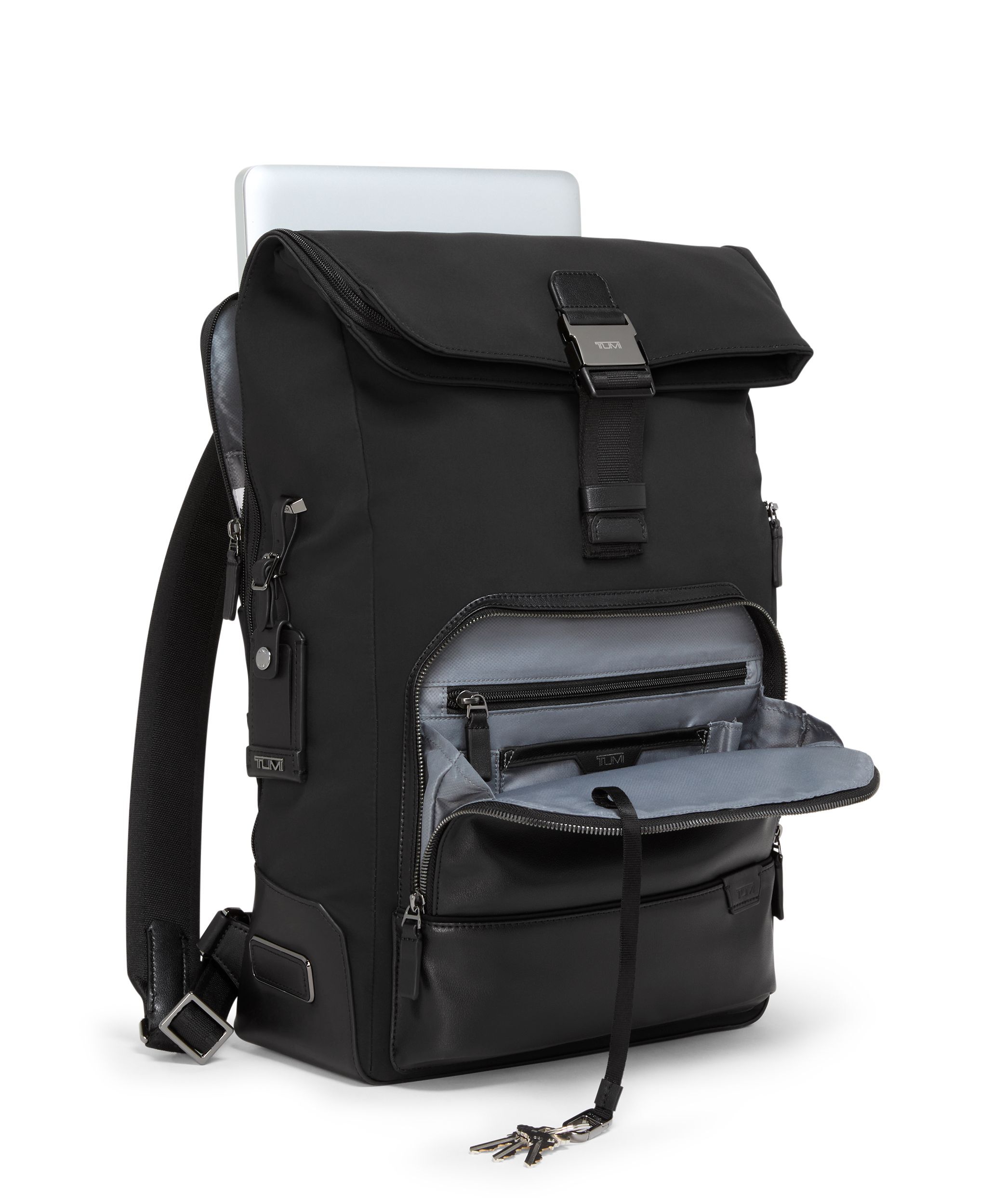 Tumi harrison oak shop roll top backpack