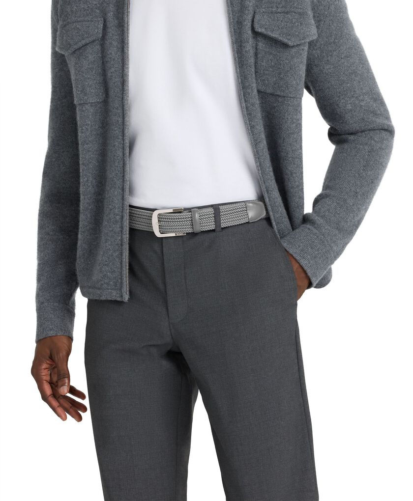 TUMI BELTS Rounded Woven Belt 35mm  hi-res | TUMI