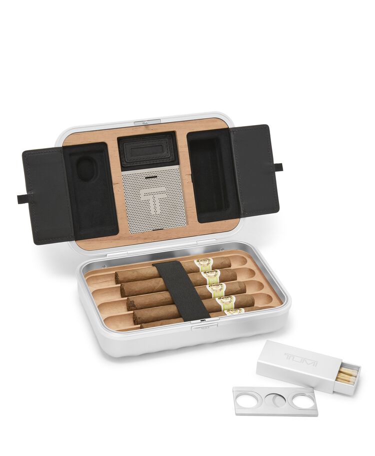 19 DEGREE ALUMINUM Cigar Case  hi-res | TUMI