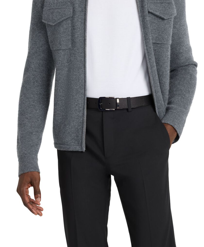 TUMI BELTS Rounded Reversible Pebbled to Smooth Belt 35mm  hi-res | TUMI