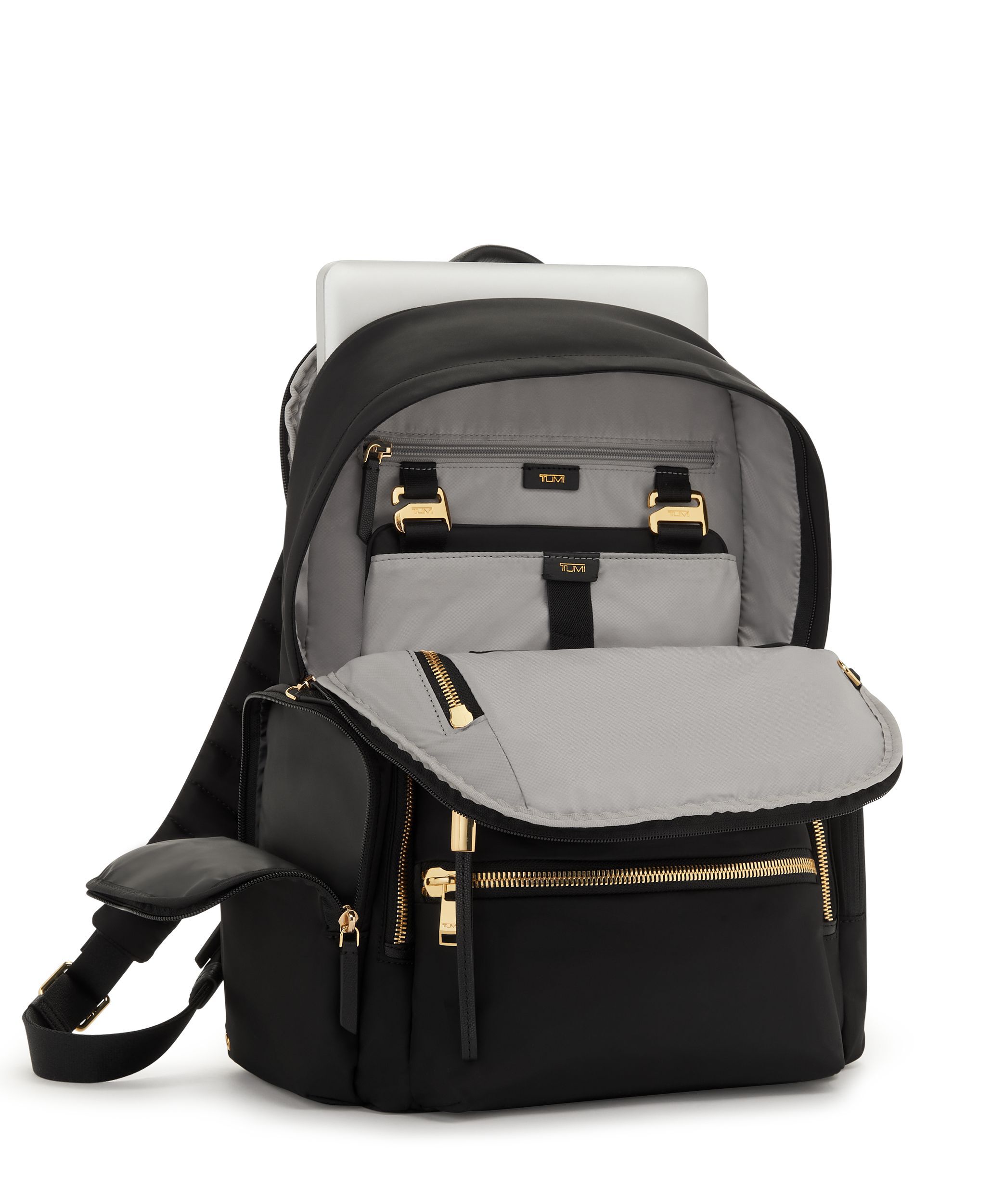 超特価セール開催！！ Voyageur Celina Backpack in Black/Gold | TUMI HK バッグ