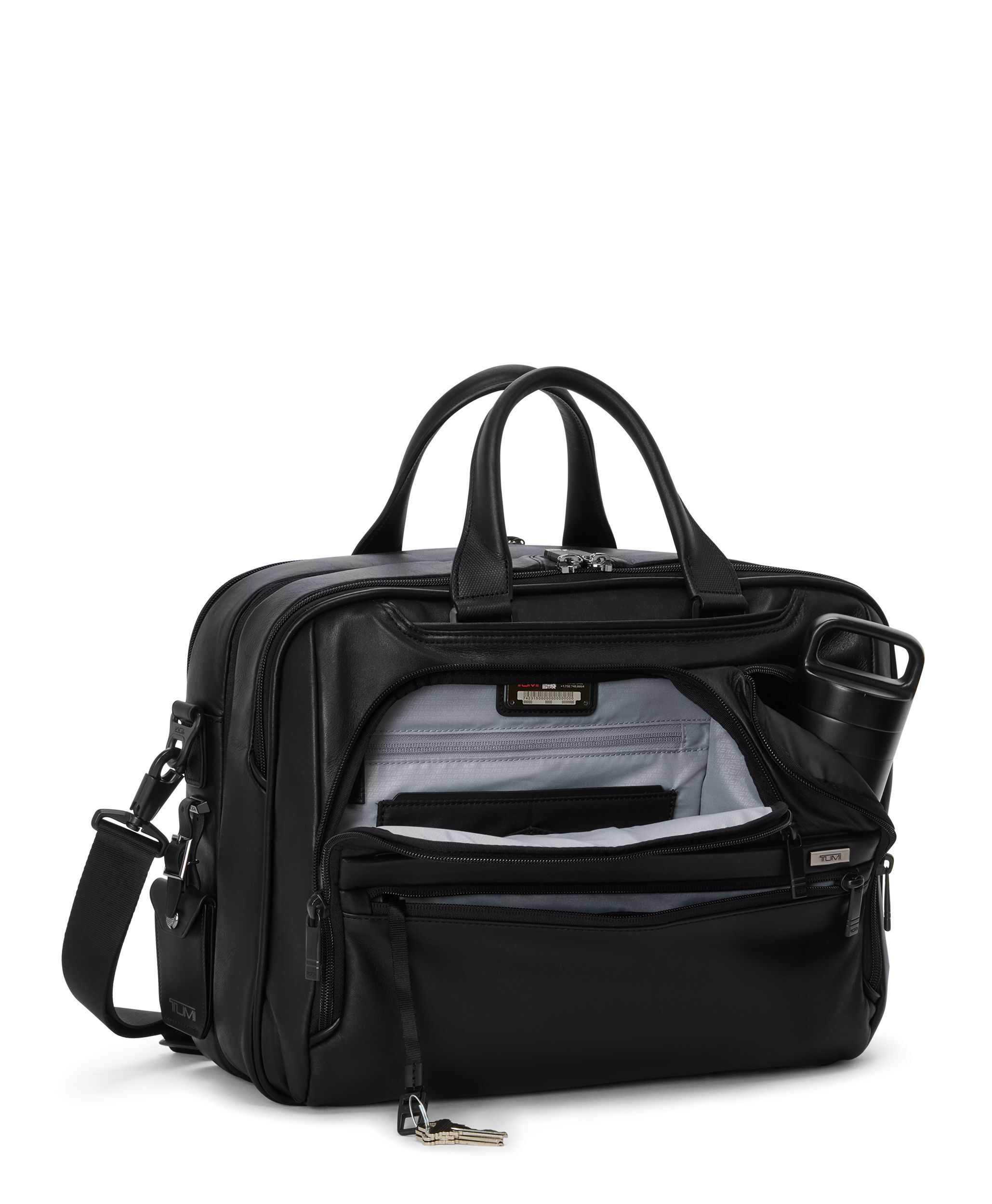 TUMI Expandable Laptop Brief 黒 Amazon.com: TUMI - Alpha Medium 15