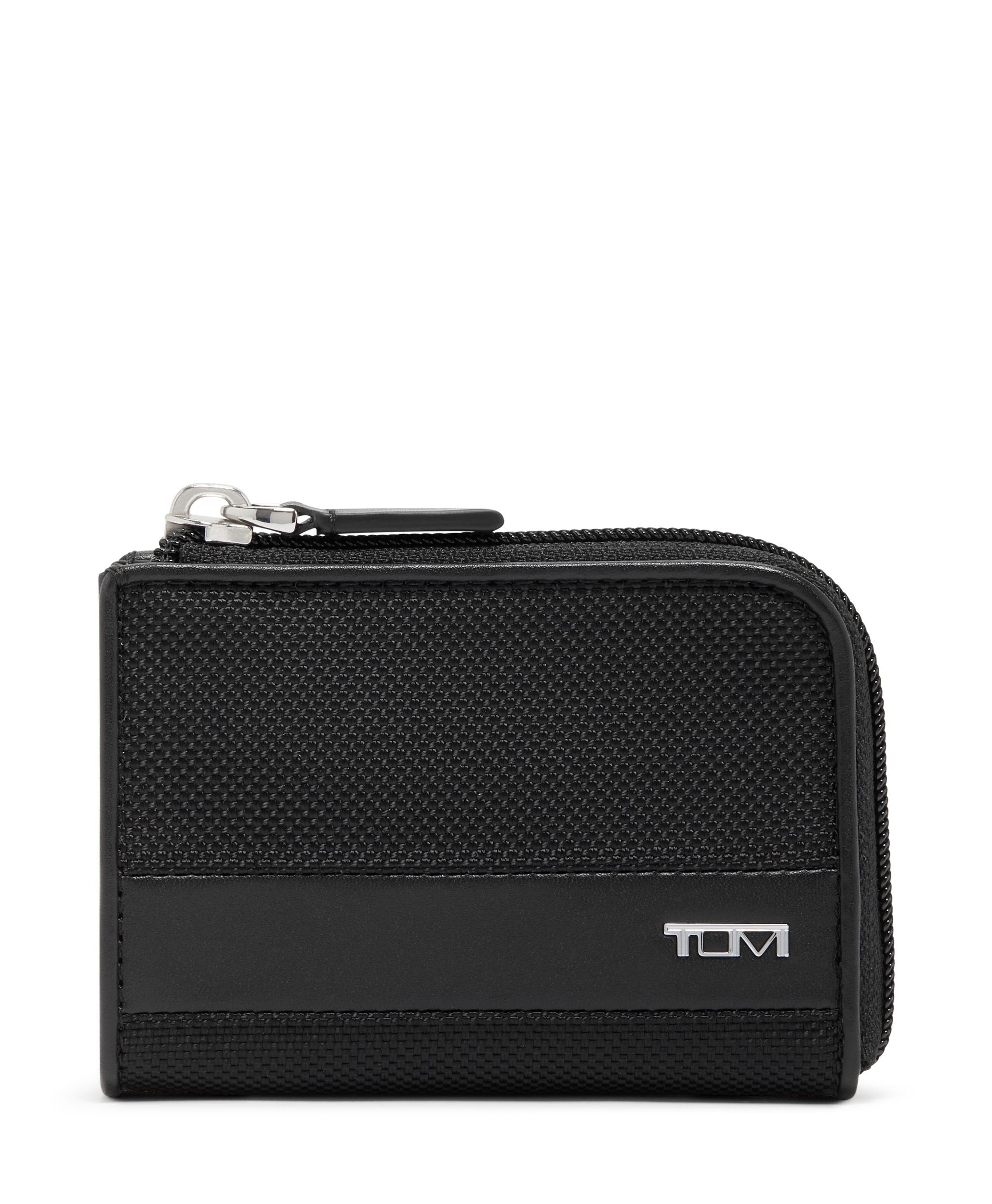 Alpha Zip Card Case in Black | TUMI HK