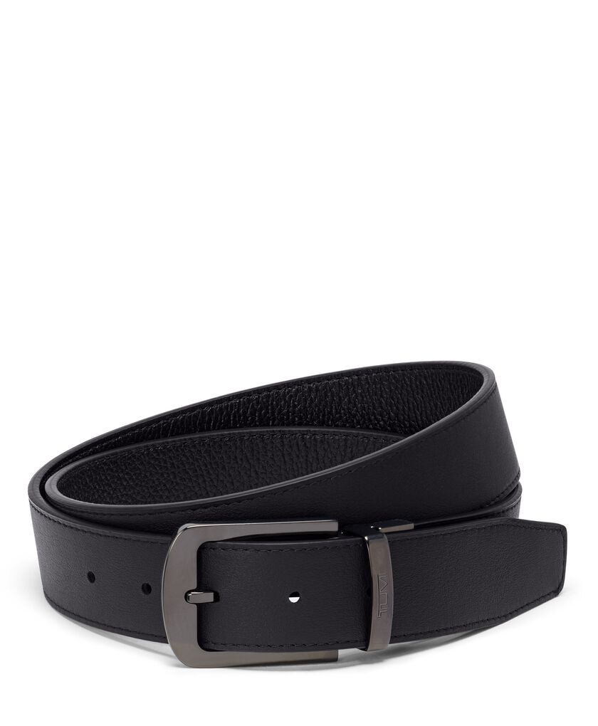 TUMI BELTS Rounded Reversible Pebbled to Smooth Belt 35mm  hi-res | TUMI