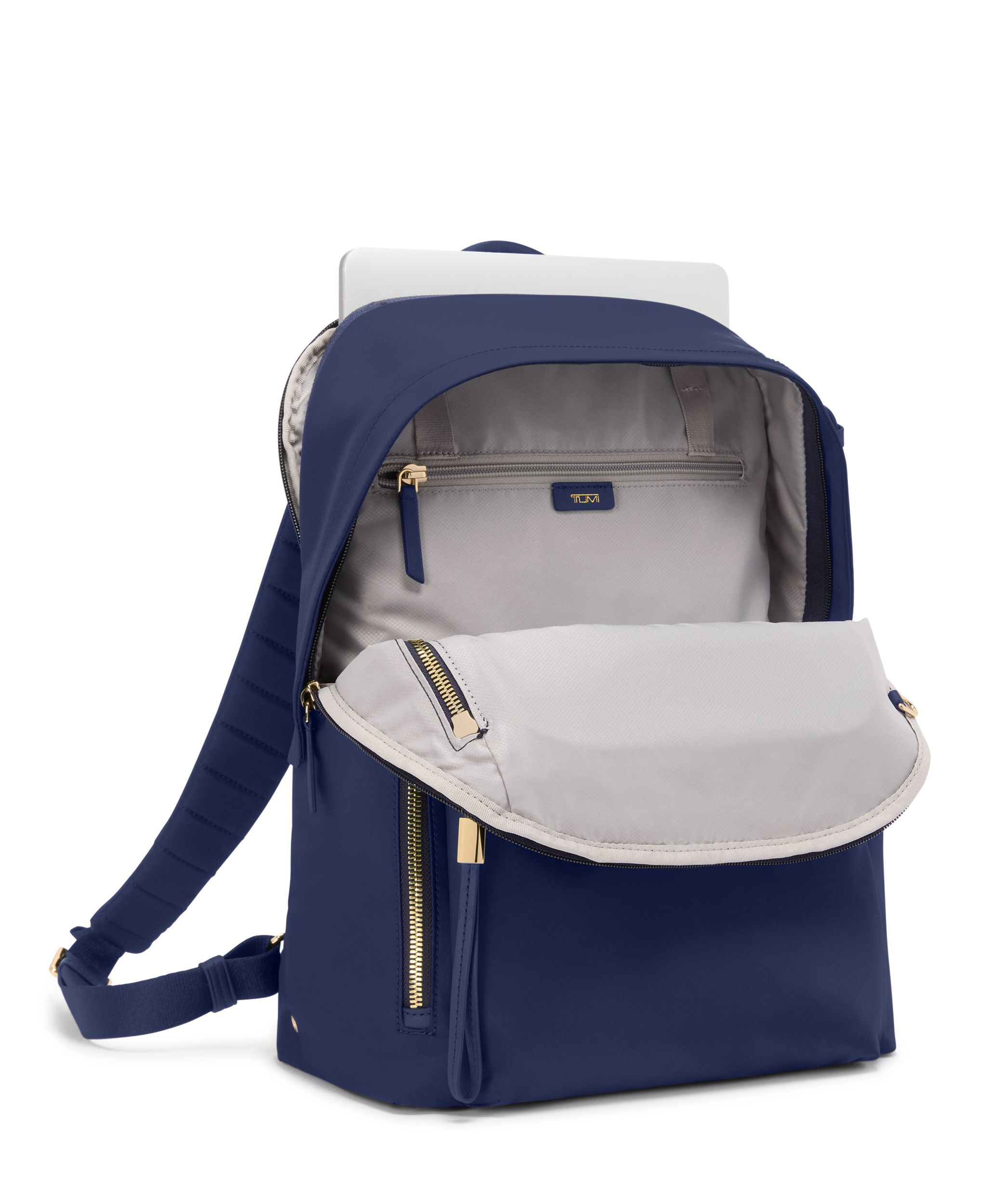 Voyageur Halsey Backpack in Indigo/Light Gold | TUMI HK