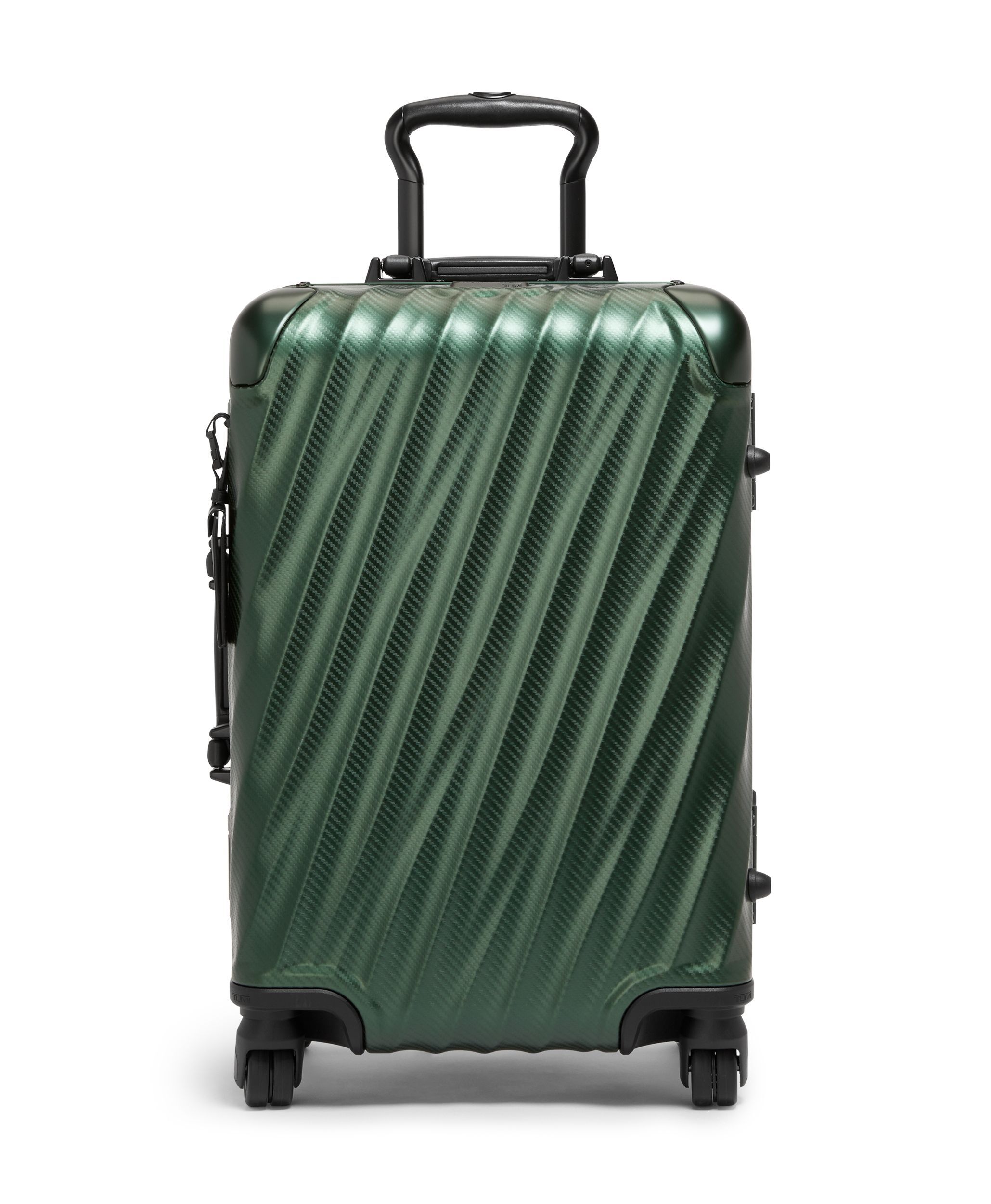 Tumi aluminum carry on top