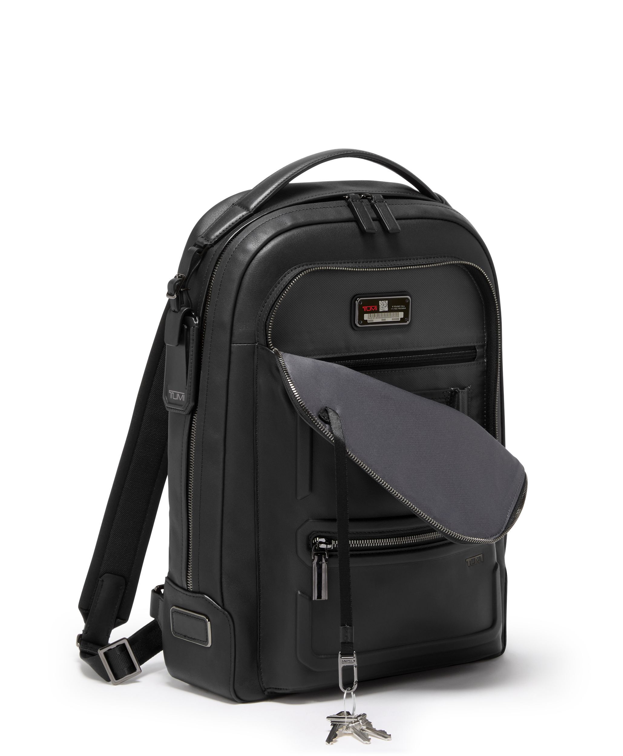Tumi Harrison Bradner Backpack in Black Bombe | TUMI HK