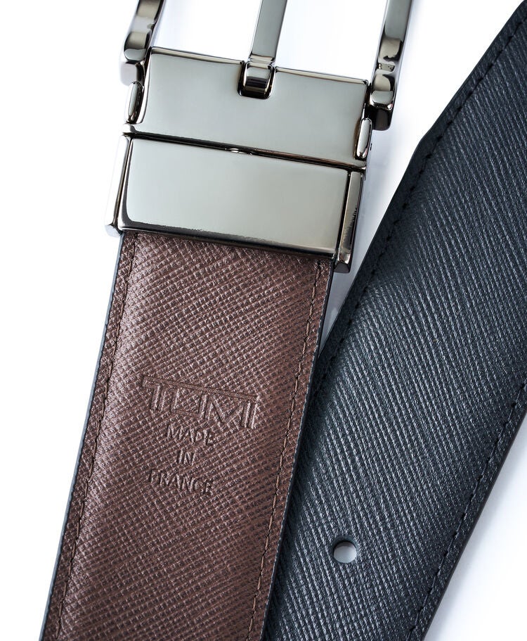 TUMI BELTS Rectangle Reversible Saffiano Belt 35mm  hi-res | TUMI