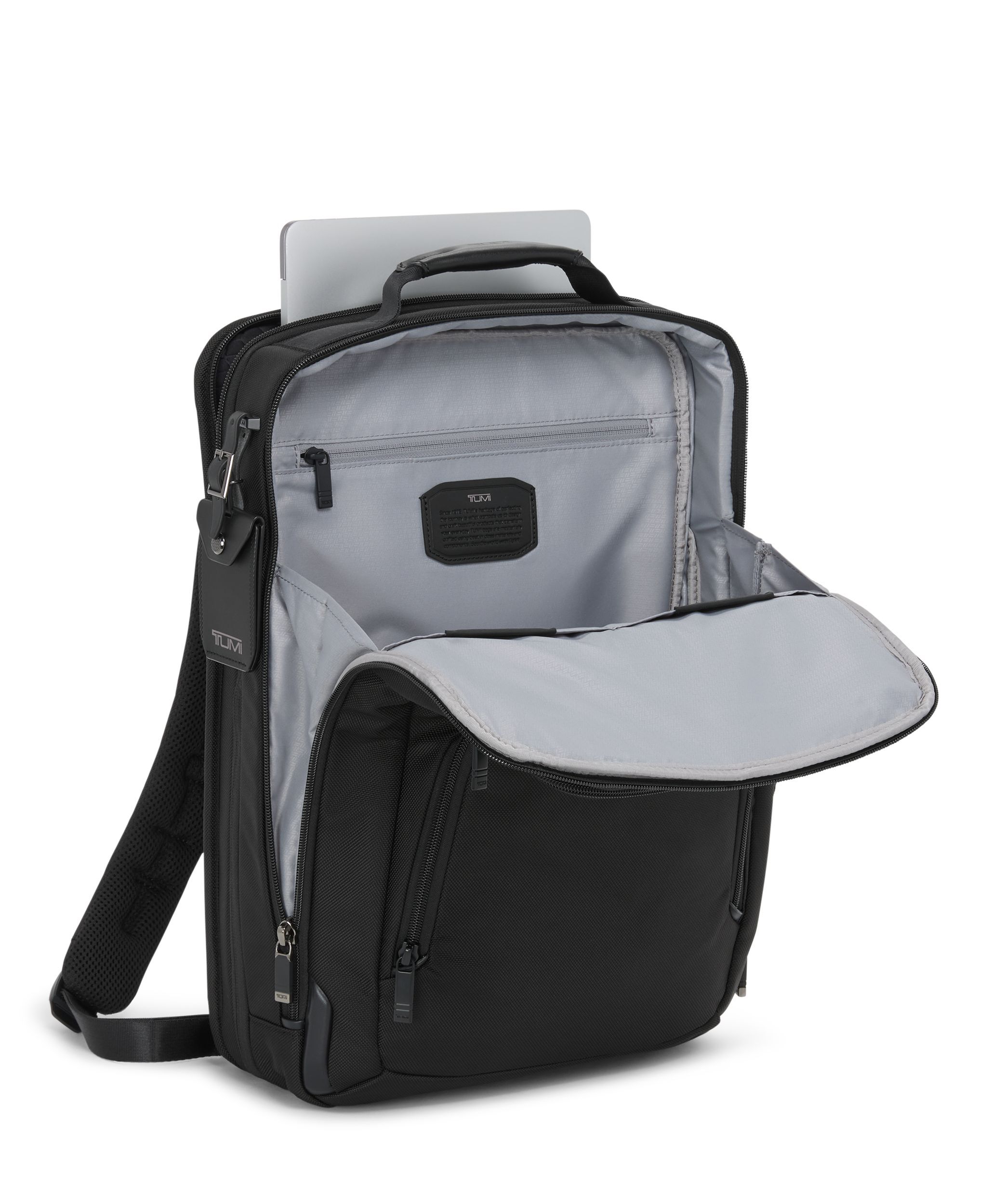 TUMI ALPHA Large 17” Expandable Backpack in BLACK | TUMI HK