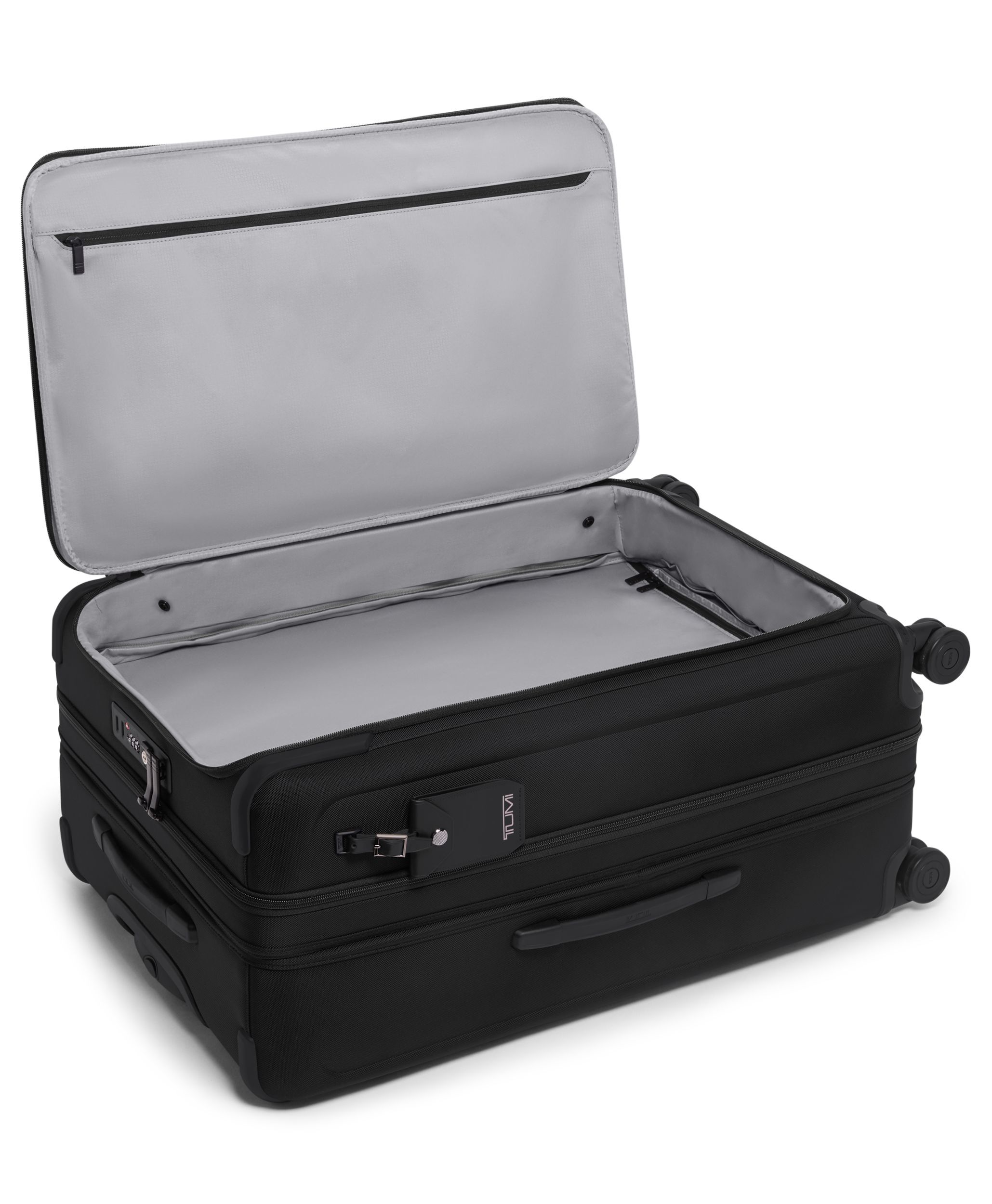 TUMI ALPHA Large Dual Access Expandable Checked in BLACK | TUMI HK
