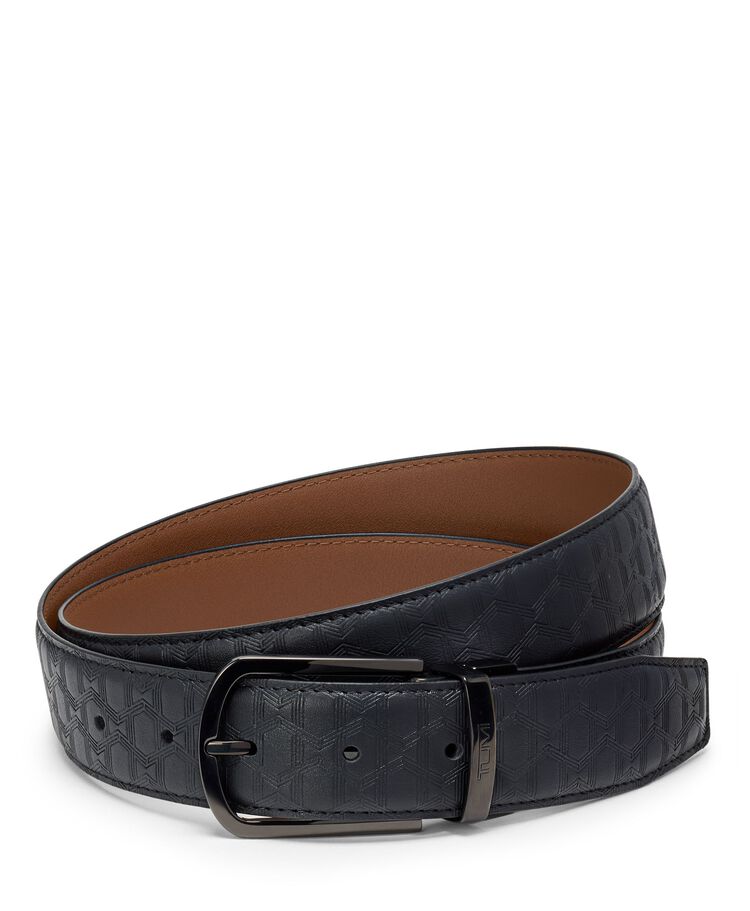 TUMI BELTS 鎏金T紋雙面皮帶 35mm  hi-res | TUMI