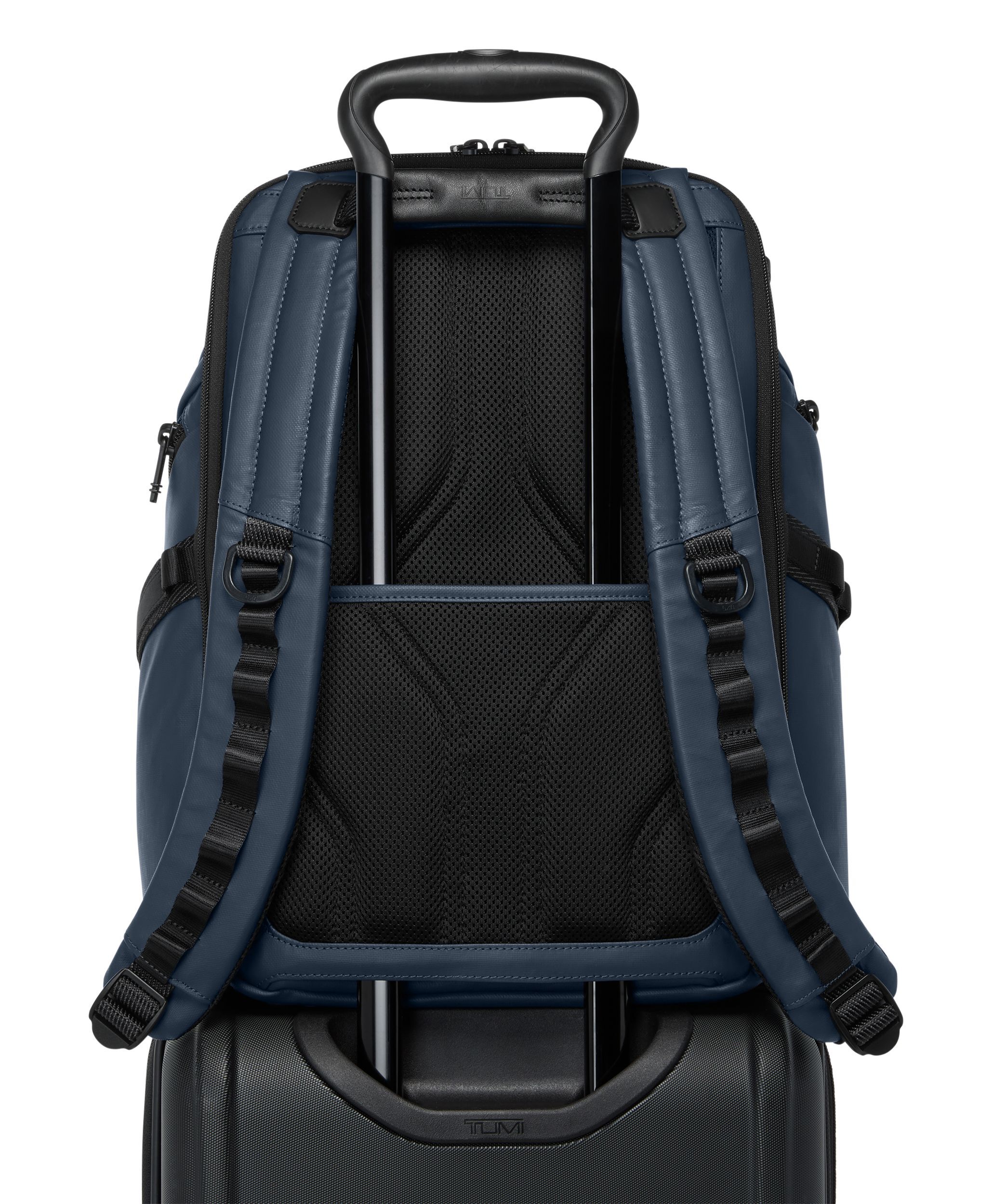 Alpha Bravo Search Backpack in Navy Coated Canvas | TUMI HK