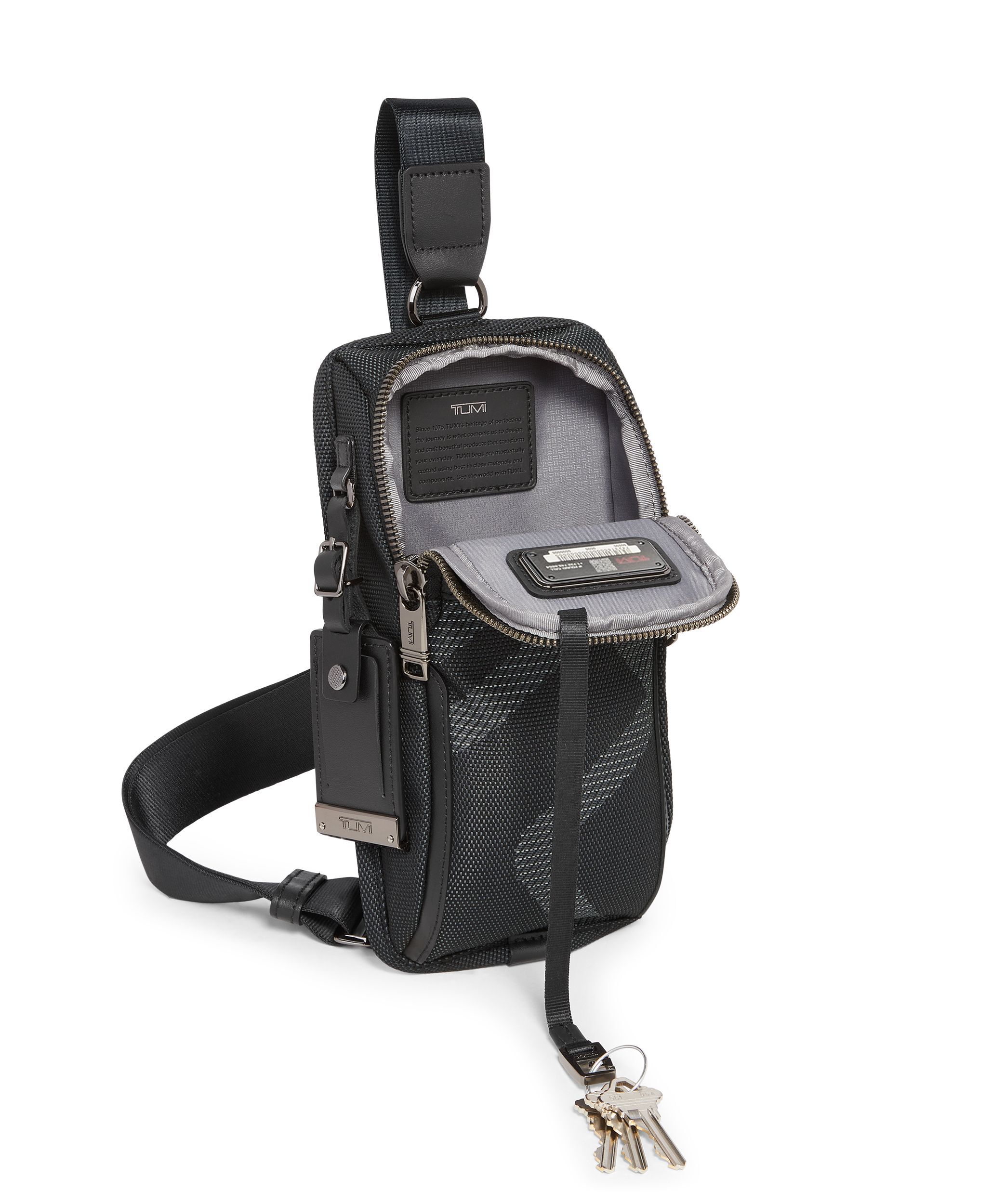 Tumi Alpha Compact Sling in Reflective Tumi Jacquard TUMI HK