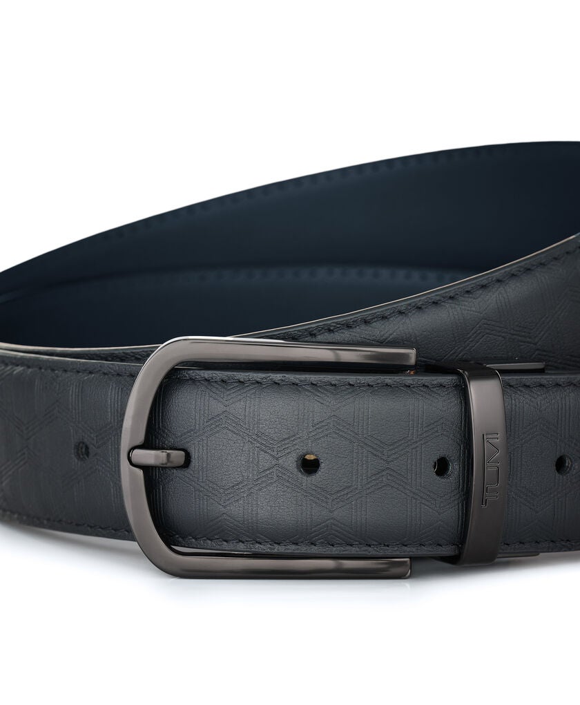 TUMI BELTS 鎏金T紋雙面皮帶 35mm  hi-res | TUMI
