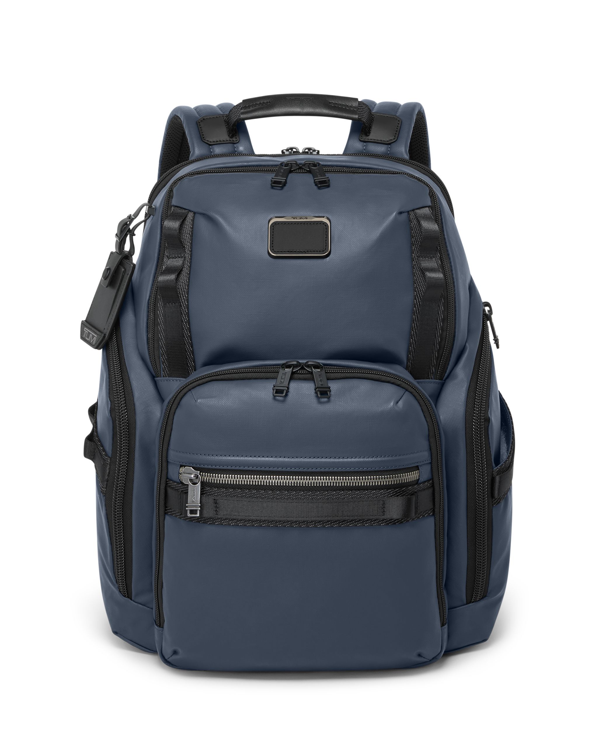 Alpha Bravo Search Backpack in Navy Coated Canvas | TUMI HK