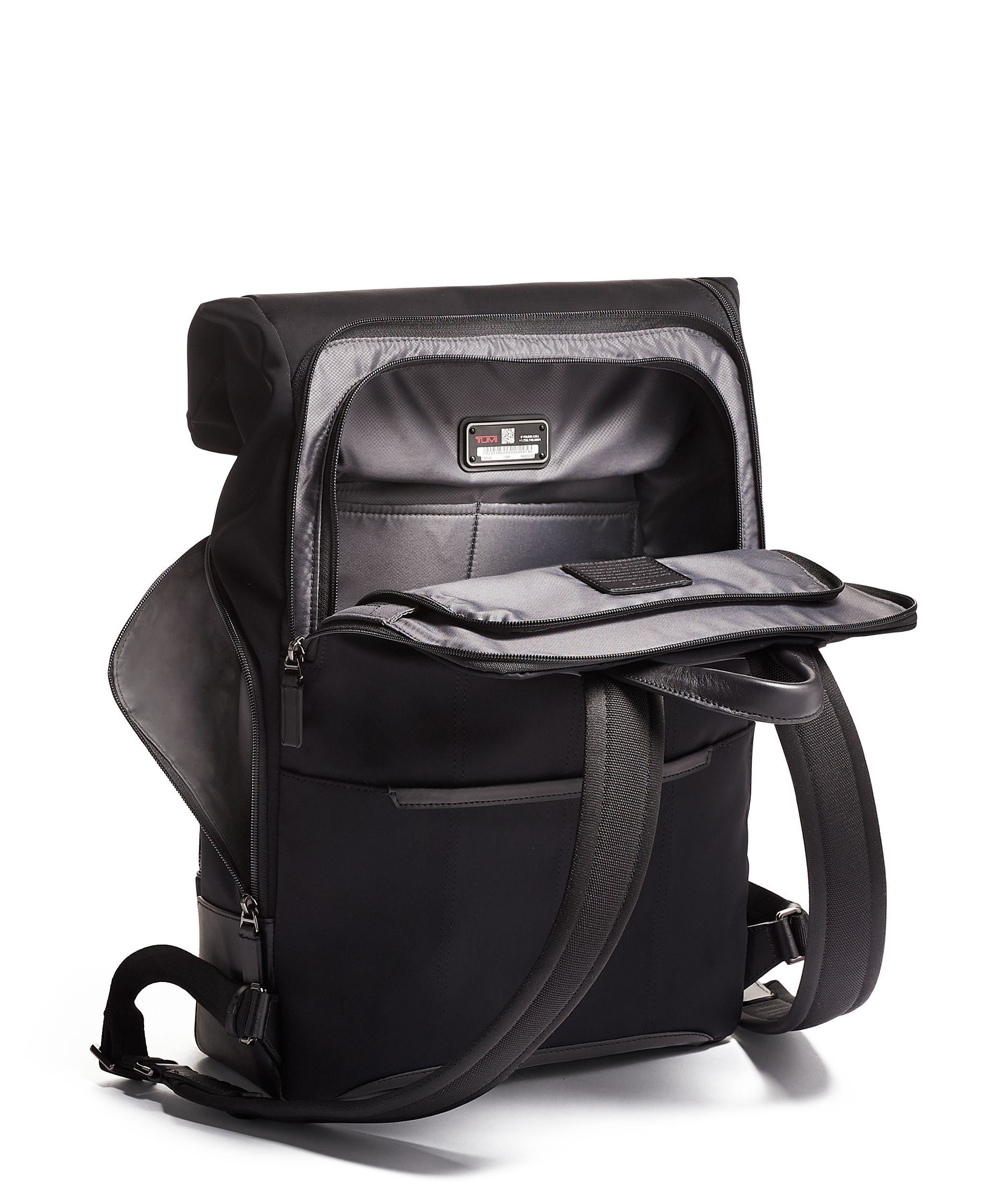 Harrison Osborn Roll Top Backpack in Black | TUMI HK