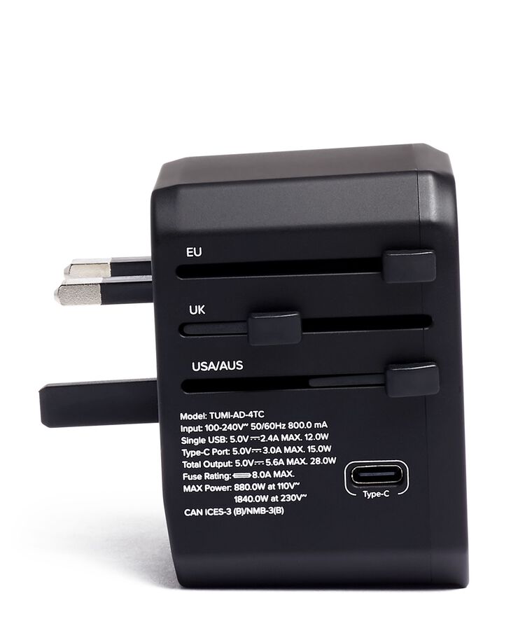 Tumi TUMI ELECTRONICS 4 PORT USB POWER ADAPTER  hi-res | TUMI