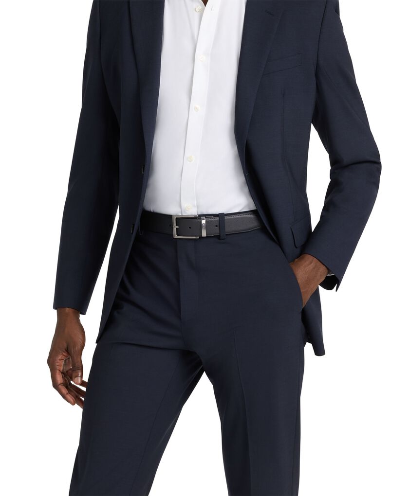TUMI BELTS Rectangle Reversible Saffiano Belt 35mm  hi-res | TUMI