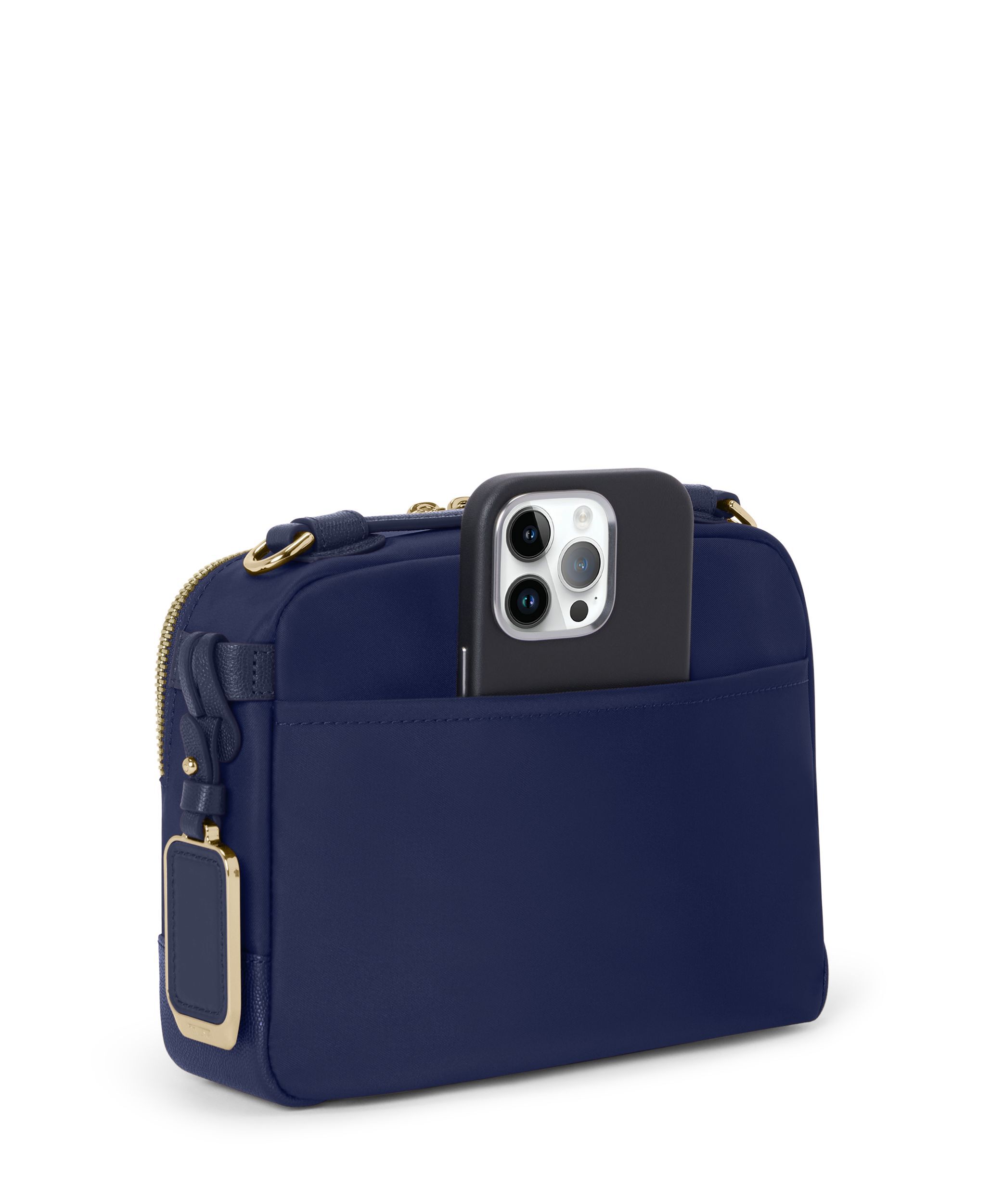 Voyageur Teghan Crossbody in Indigo/Light Gold | TUMI HK