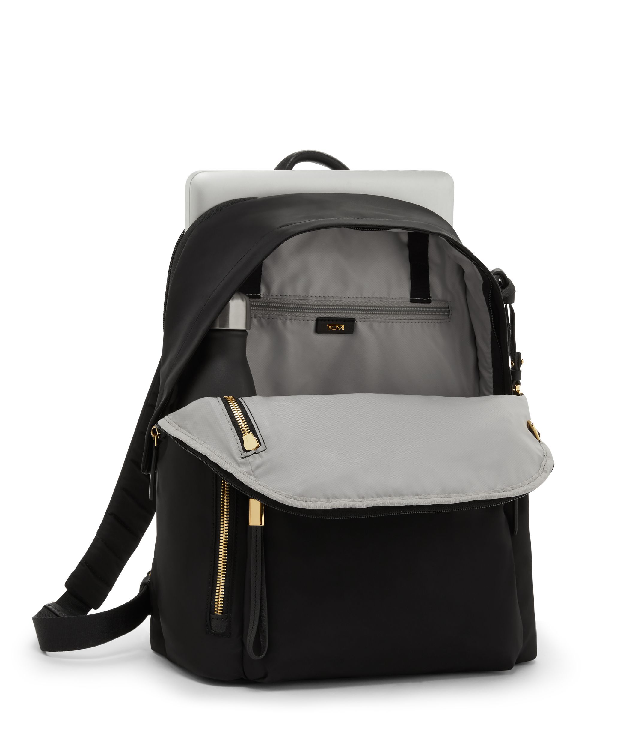 Voyageur Halsey Backpack in Black/Gold | TUMI HK