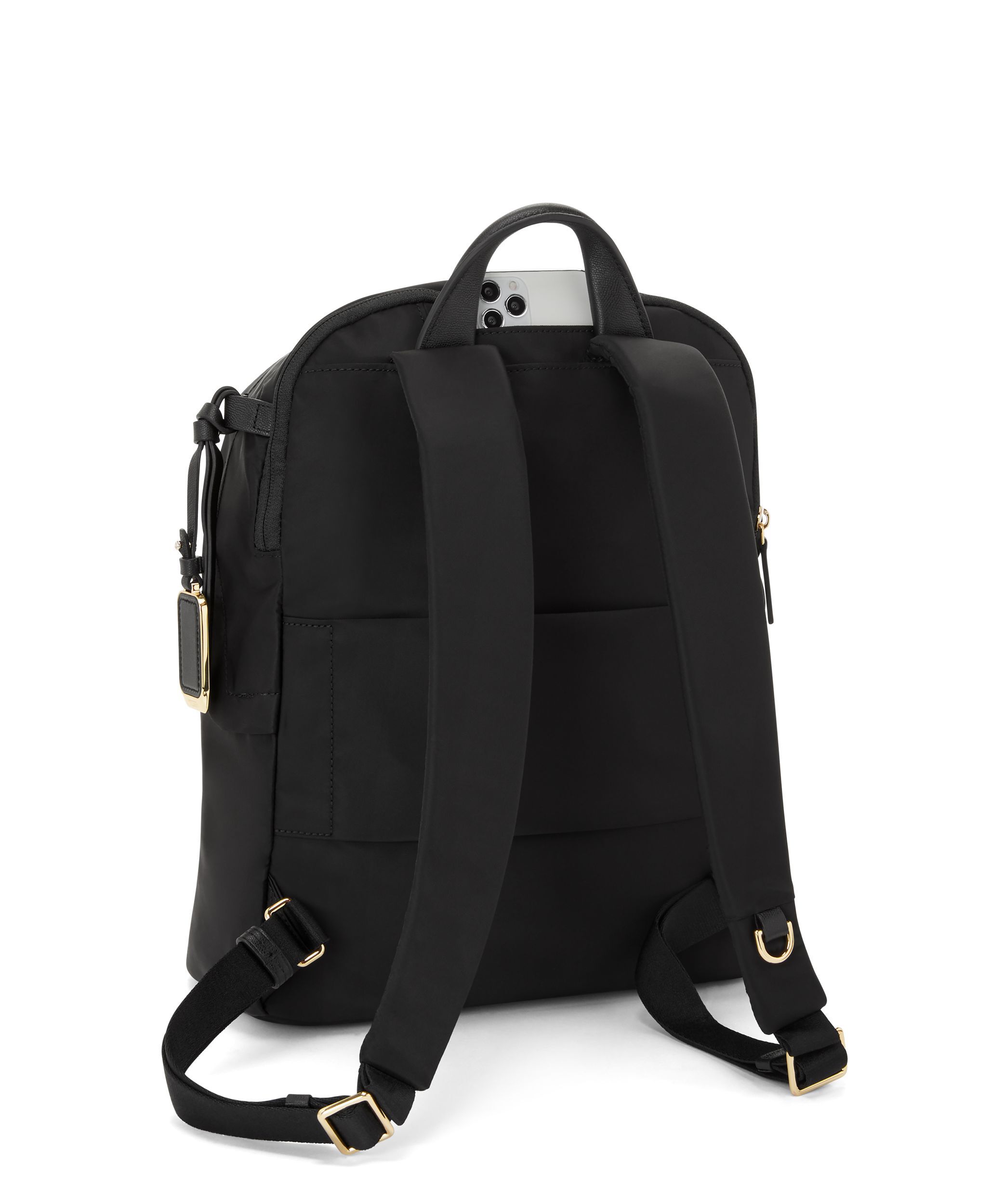 Voyageur Halsey Backpack in Black/Gold | TUMI HK
