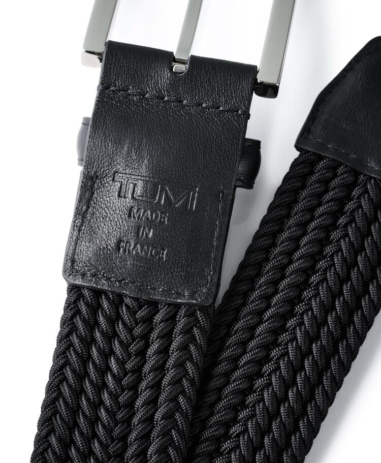 TUMI BELTS Rounded Woven Belt 35mm  hi-res | TUMI