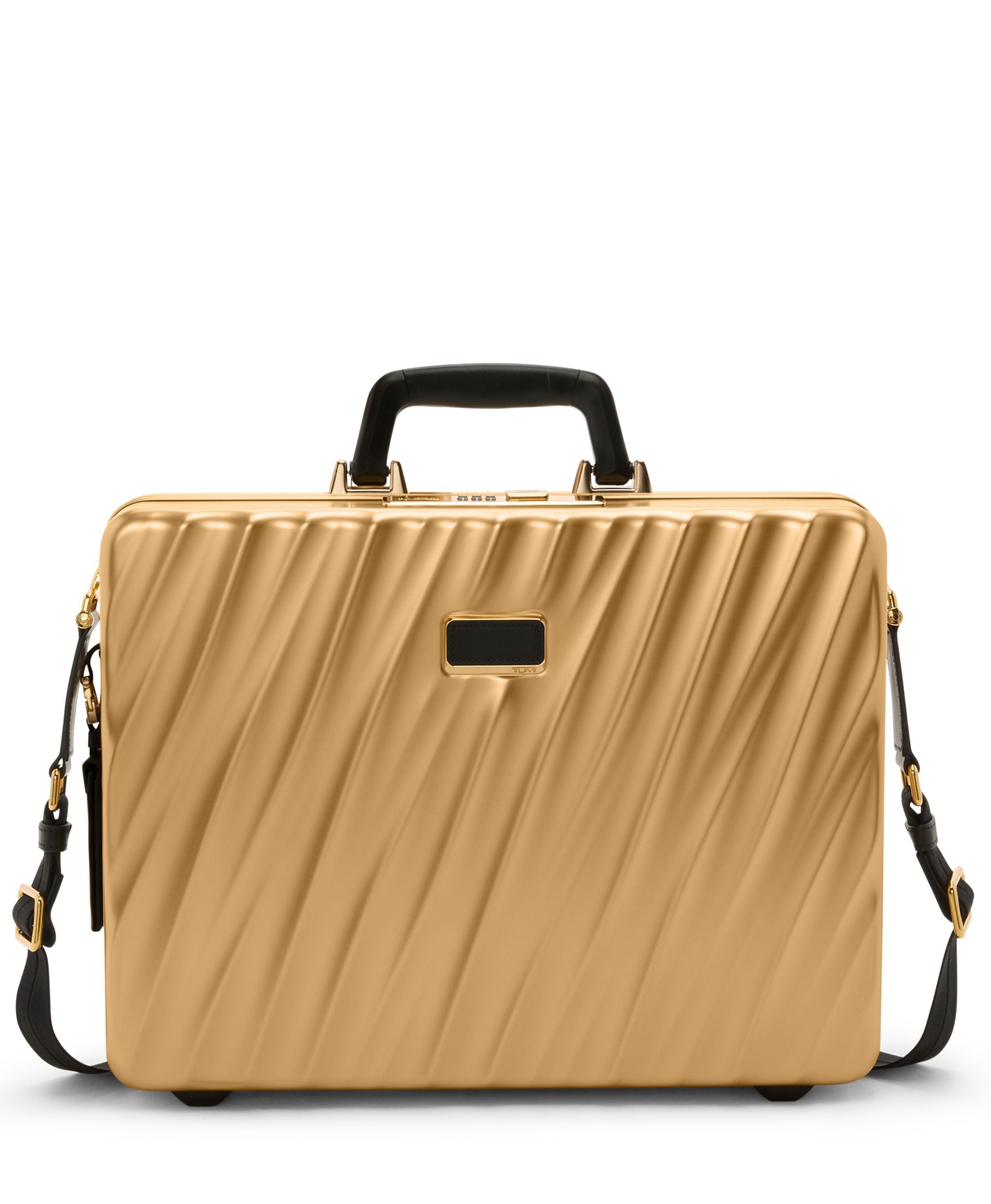 19 Degree Aluminum Briefcase in Bullion Gold | TUMI HK