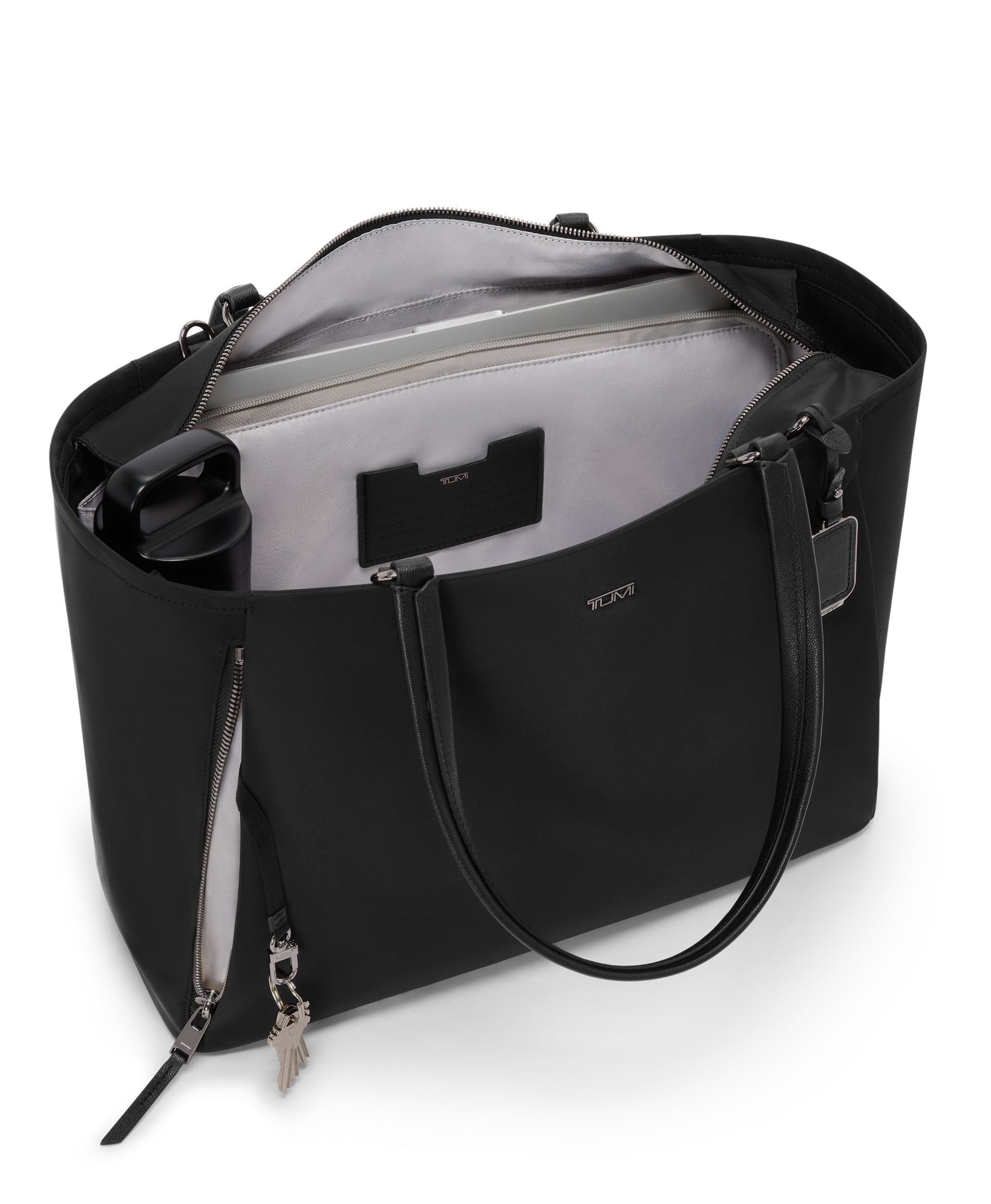VOYAGEUR Valetta Large Tote in BLACK/GUNMETAL | TUMI HK