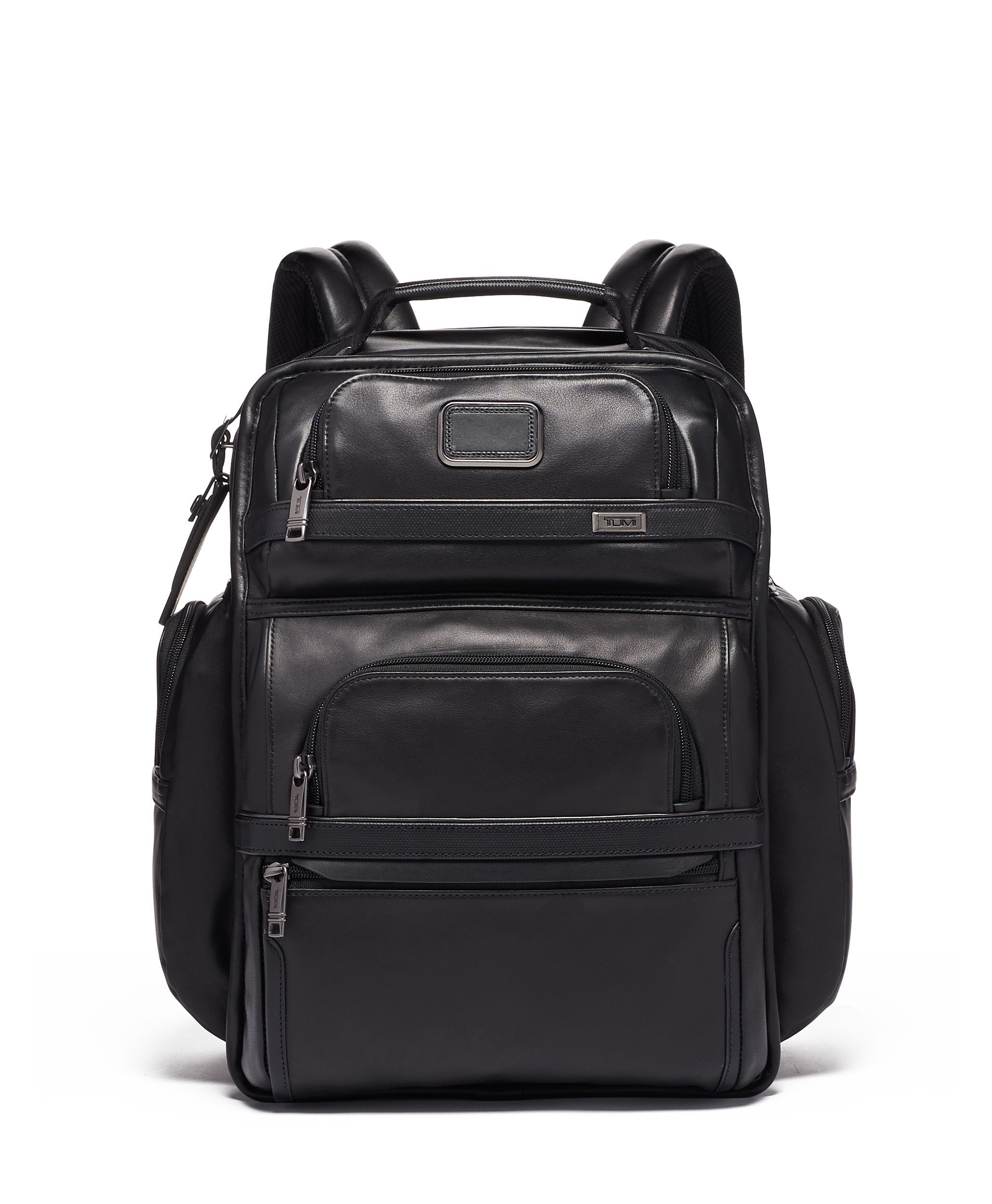 Alpha Tumi Brief Pack® Leather in Black | TUMI HK