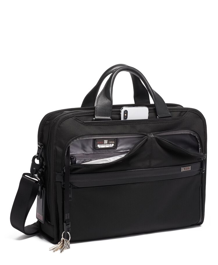 TUMI ALPHA 多間隔公事包 hi-res | TUMI
