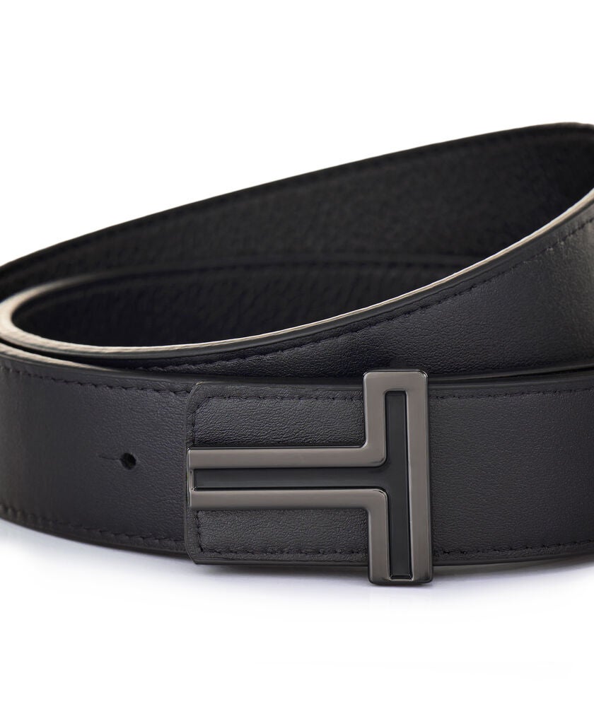 TUMI BELTS 鎏金T扣雙面皮帶 35mm  hi-res | TUMI
