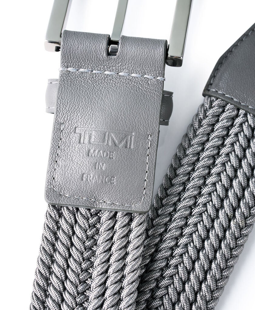 TUMI BELTS Rounded Woven Belt 35mm  hi-res | TUMI