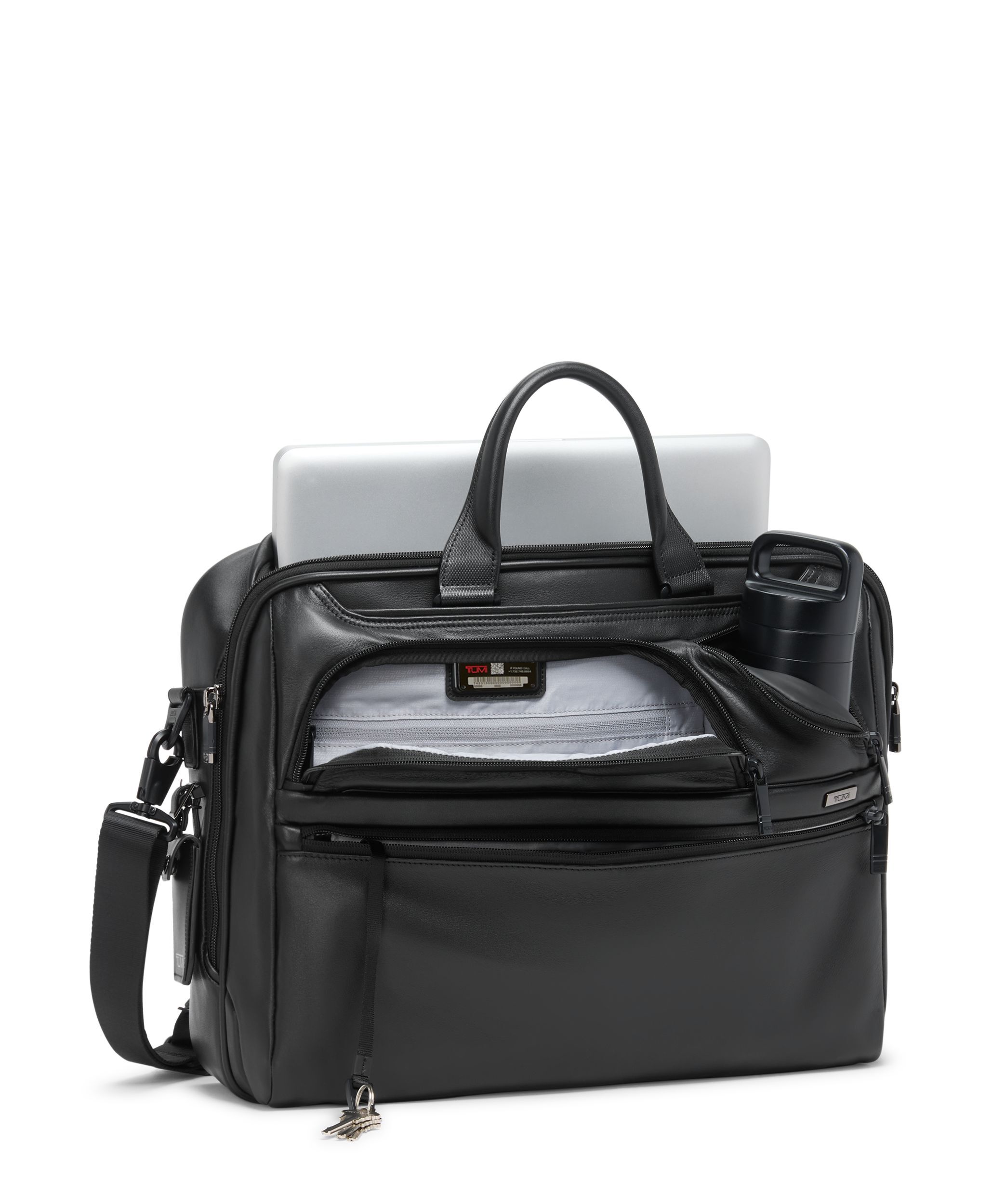 TUMI EXCLUSIVE ブラック ビジネスバッグ Amazon.com: TUMI - Alpha Large 17