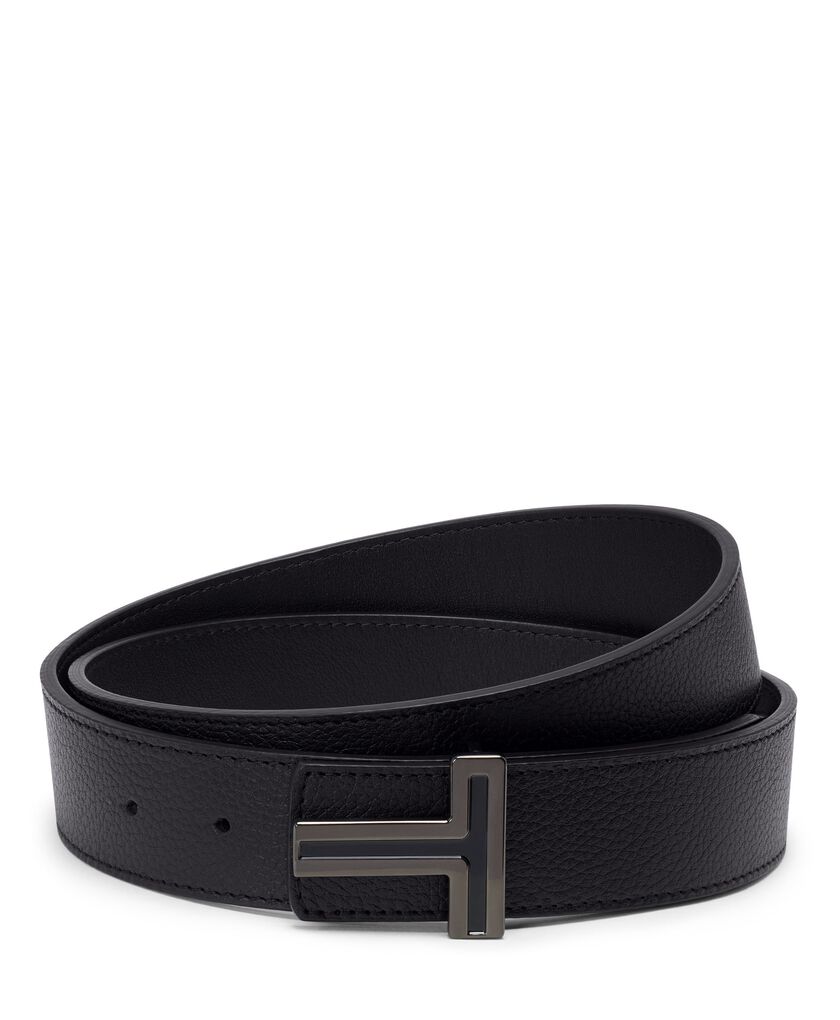 TUMI BELTS 鎏金T扣雙面皮帶 35mm  hi-res | TUMI