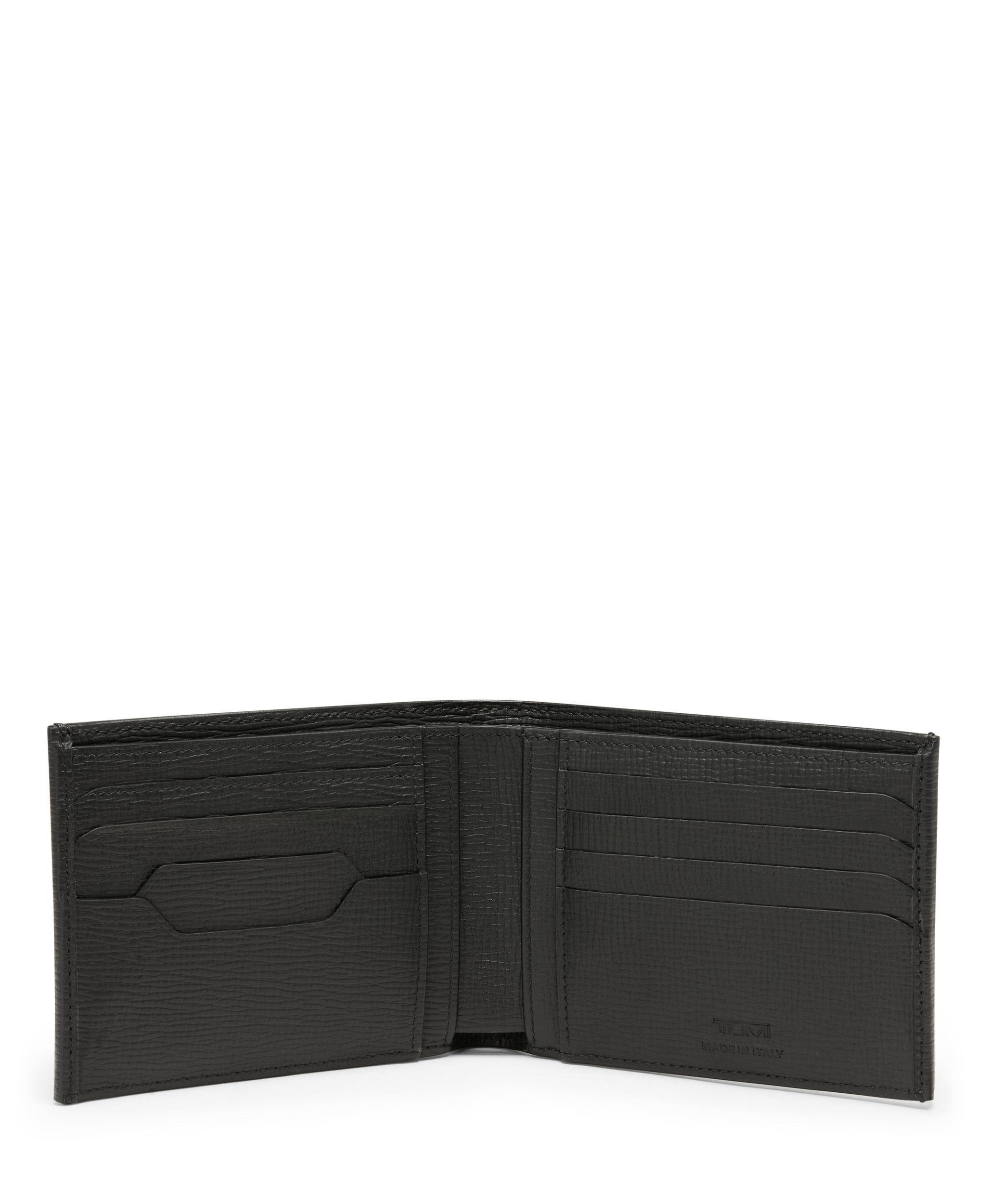 Turin GLOBAL DOUBLE BILLFOLD in Black pebbled | TUMI Hong Kong
