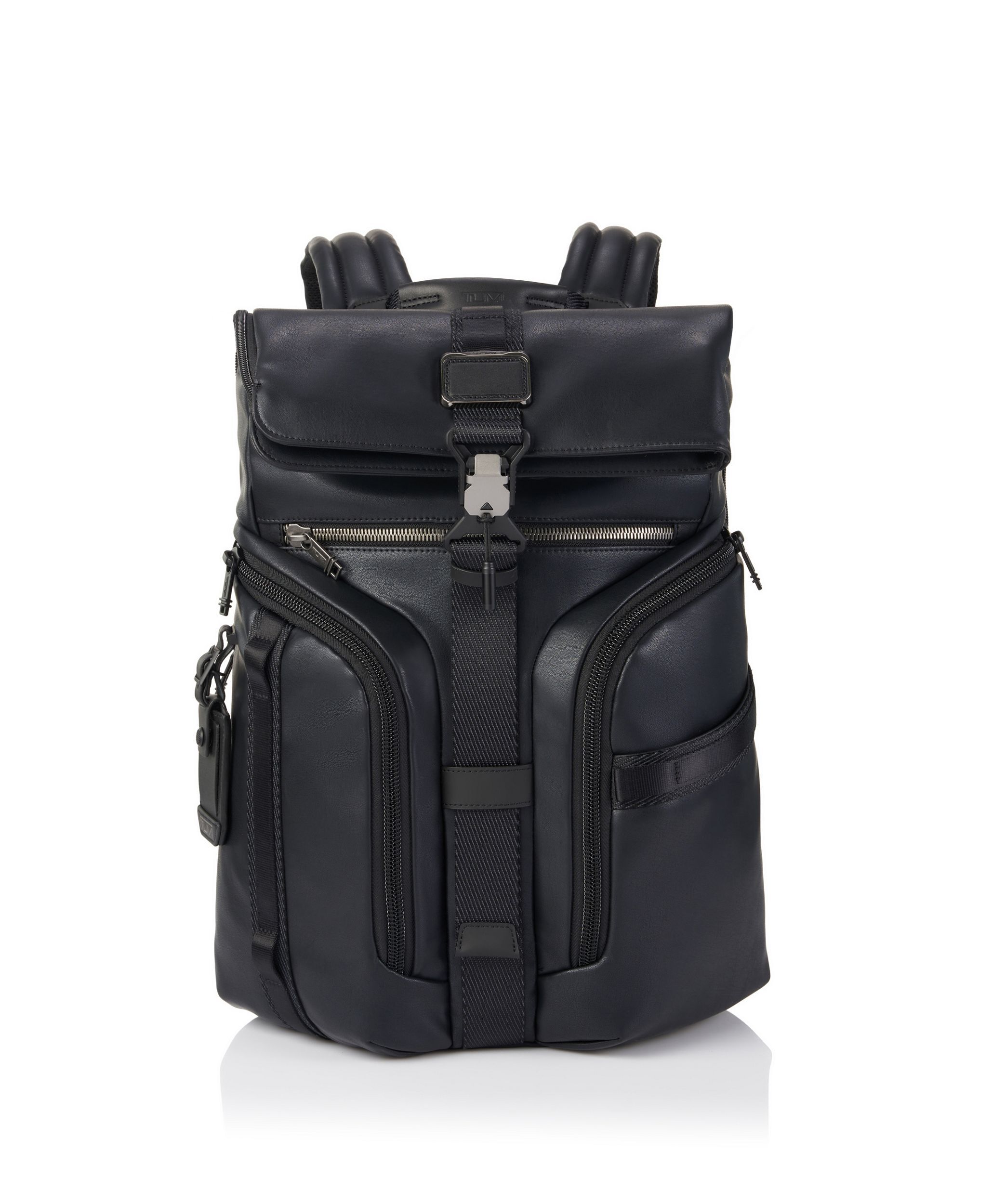 Alpha Bravo Logistics Flap Lid Backpack in Black | TUMI HK