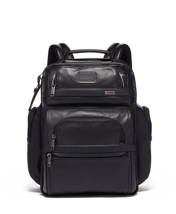 TUMI 皮革商務背囊  hi-res | TUMI
